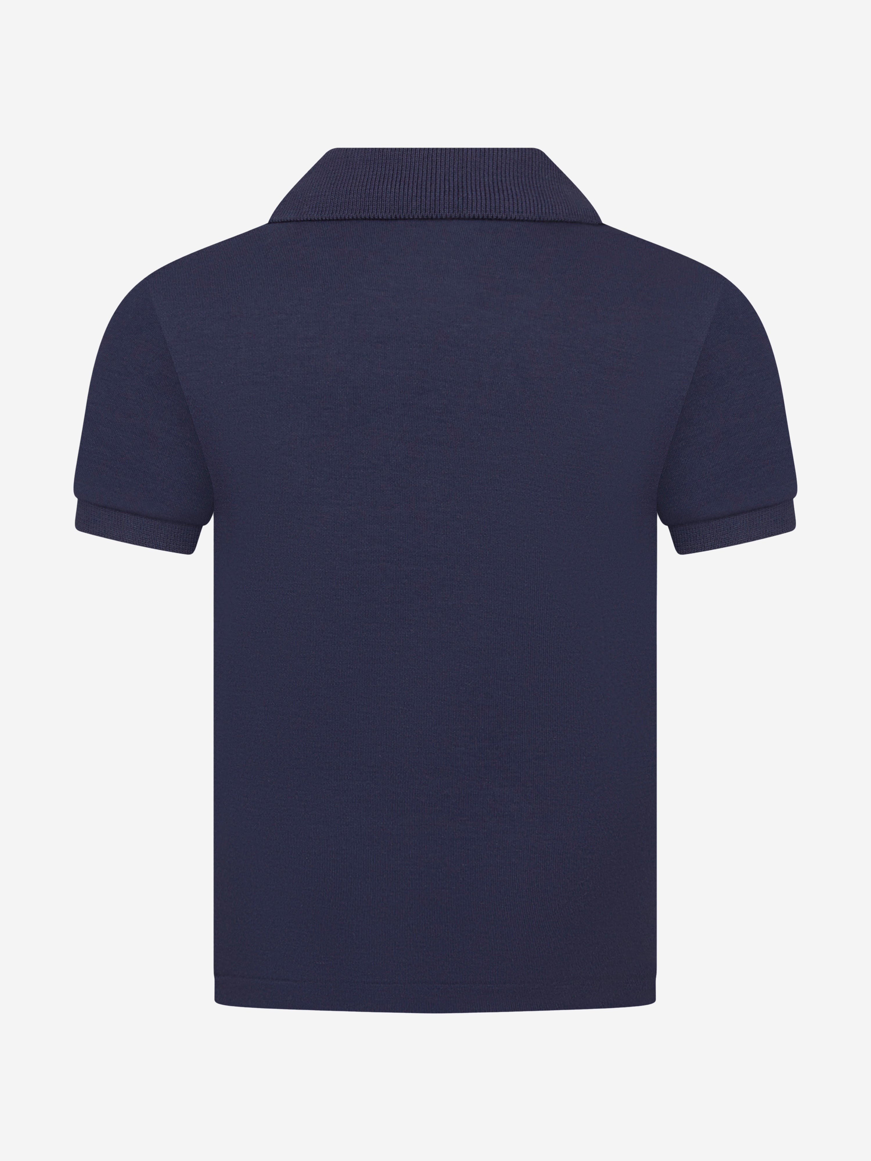 Baby Boys Logo Polo Shirt in Navy