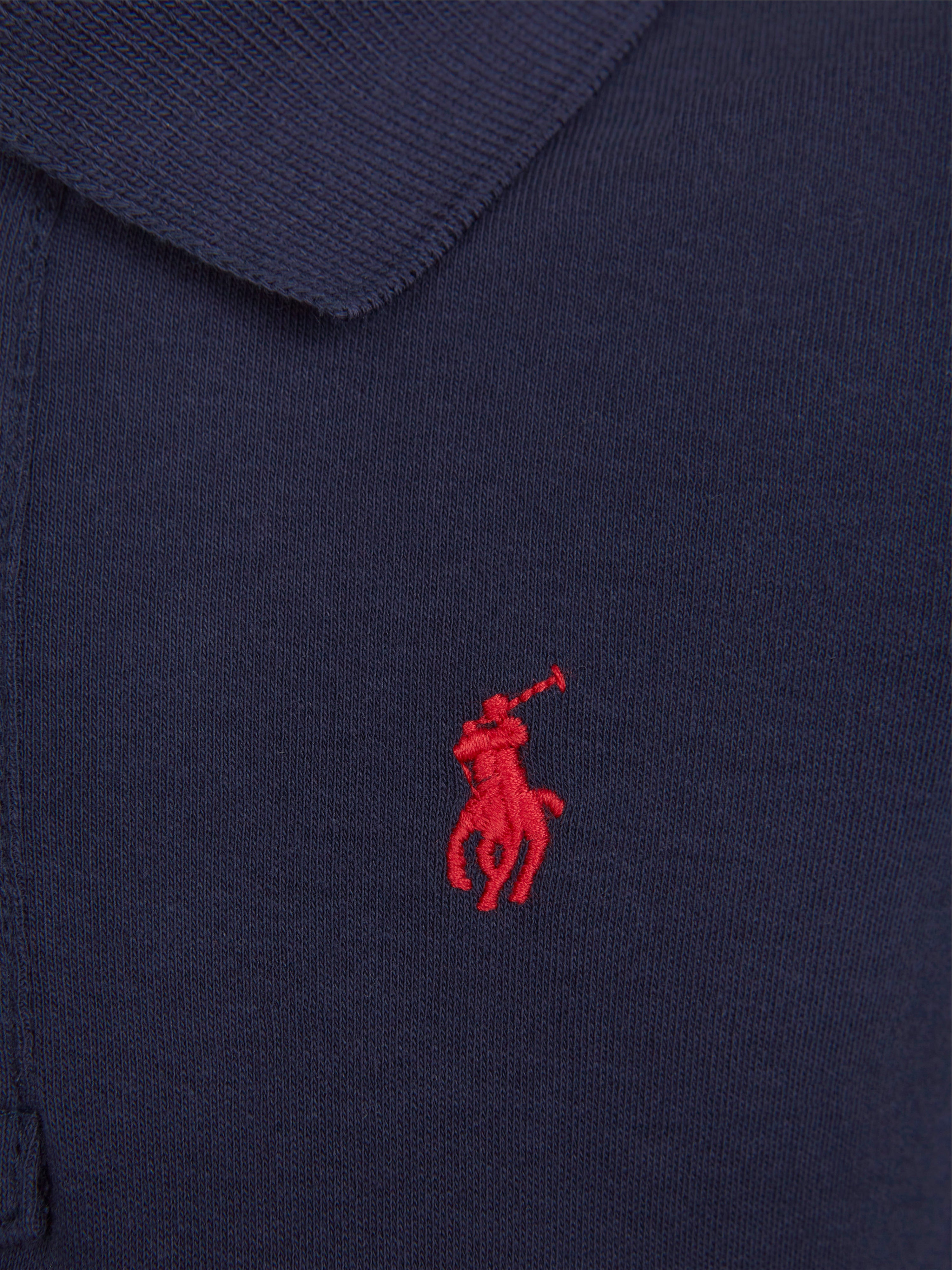 Baby Boys Logo Polo Shirt in Navy