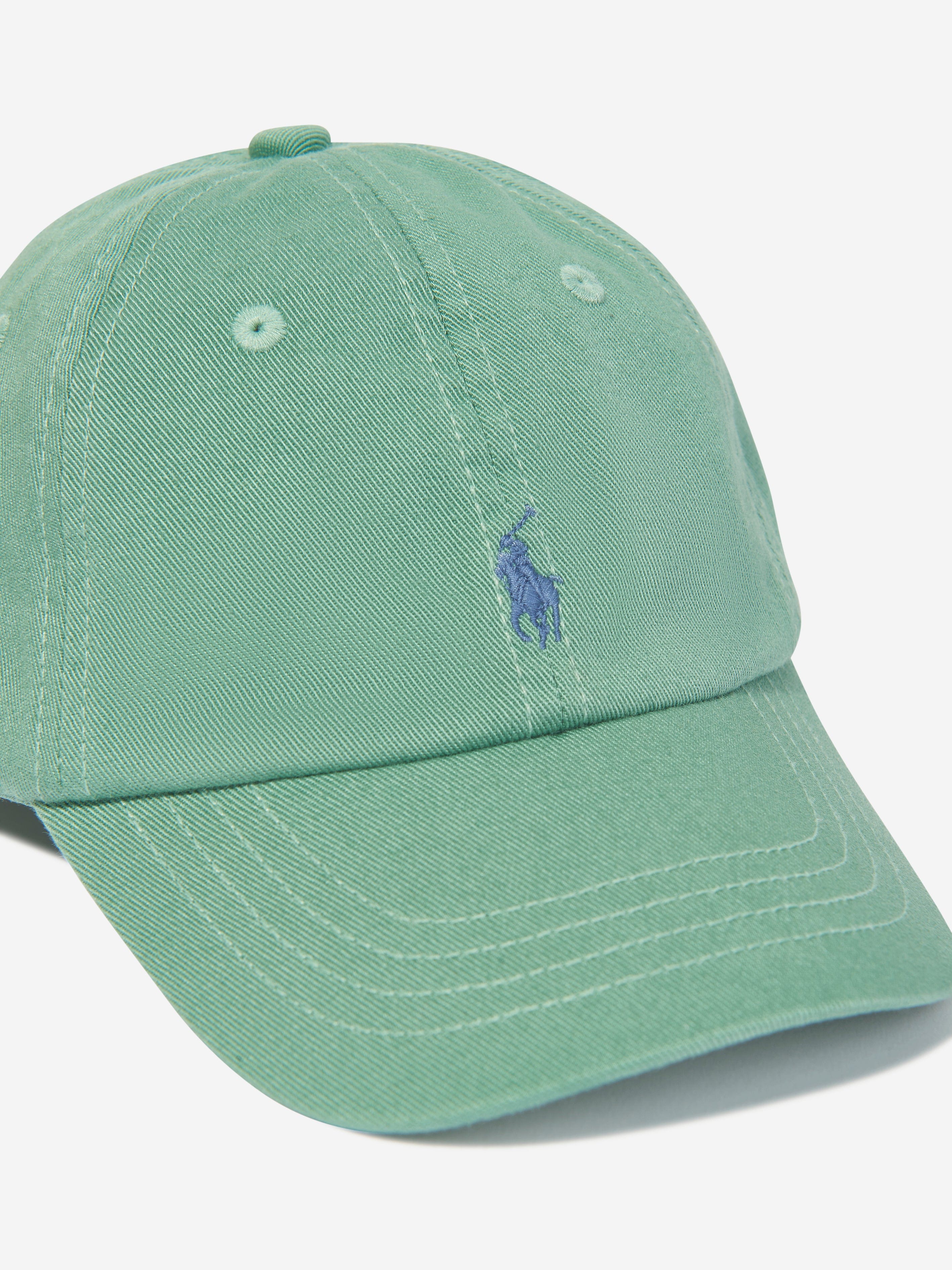 Ralph Lauren Baby Boys Laogo Cap in Green