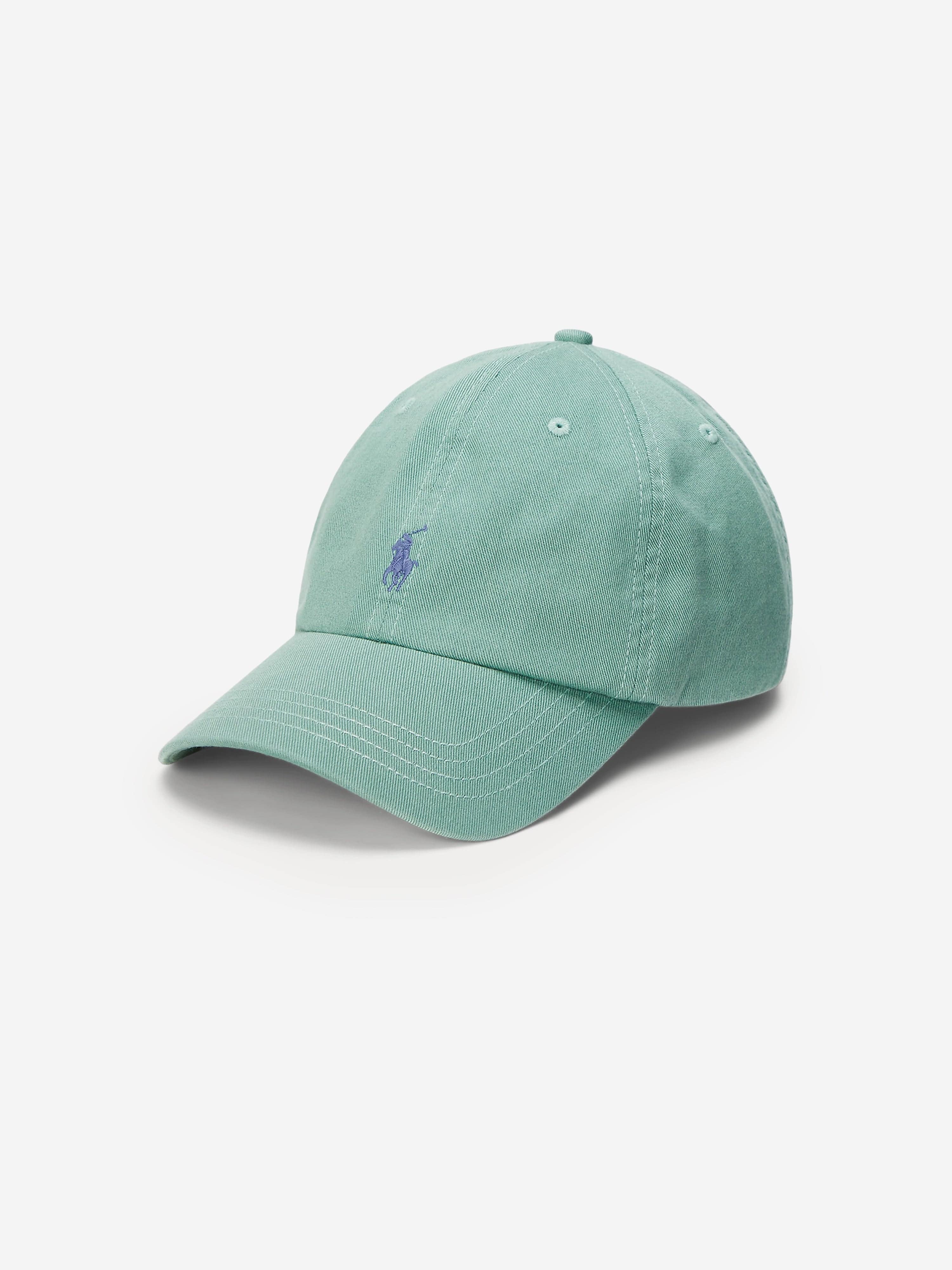 Ralph Lauren Boys Logo Cap in Green