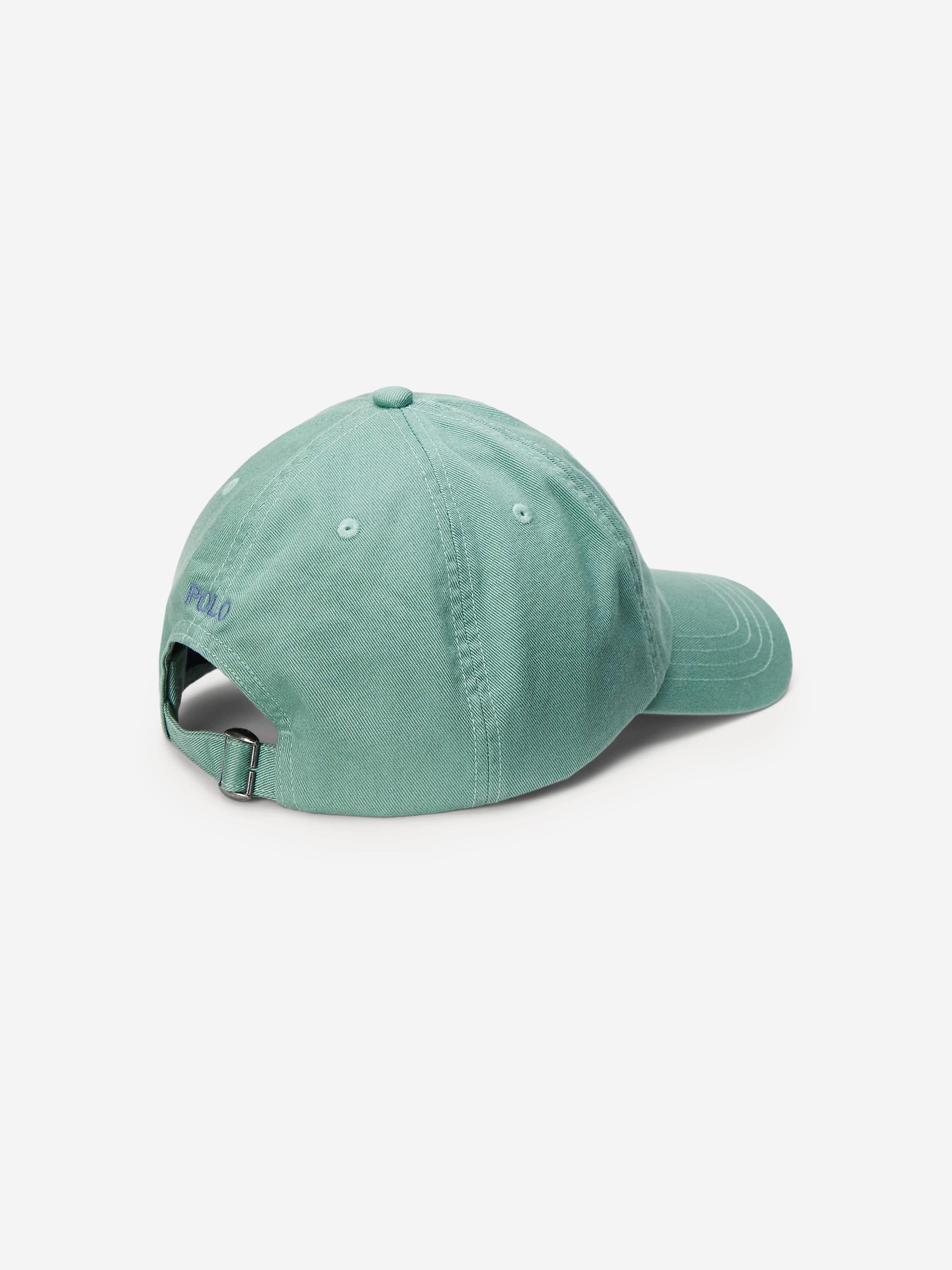 Ralph Lauren Boys Logo Cap in Green