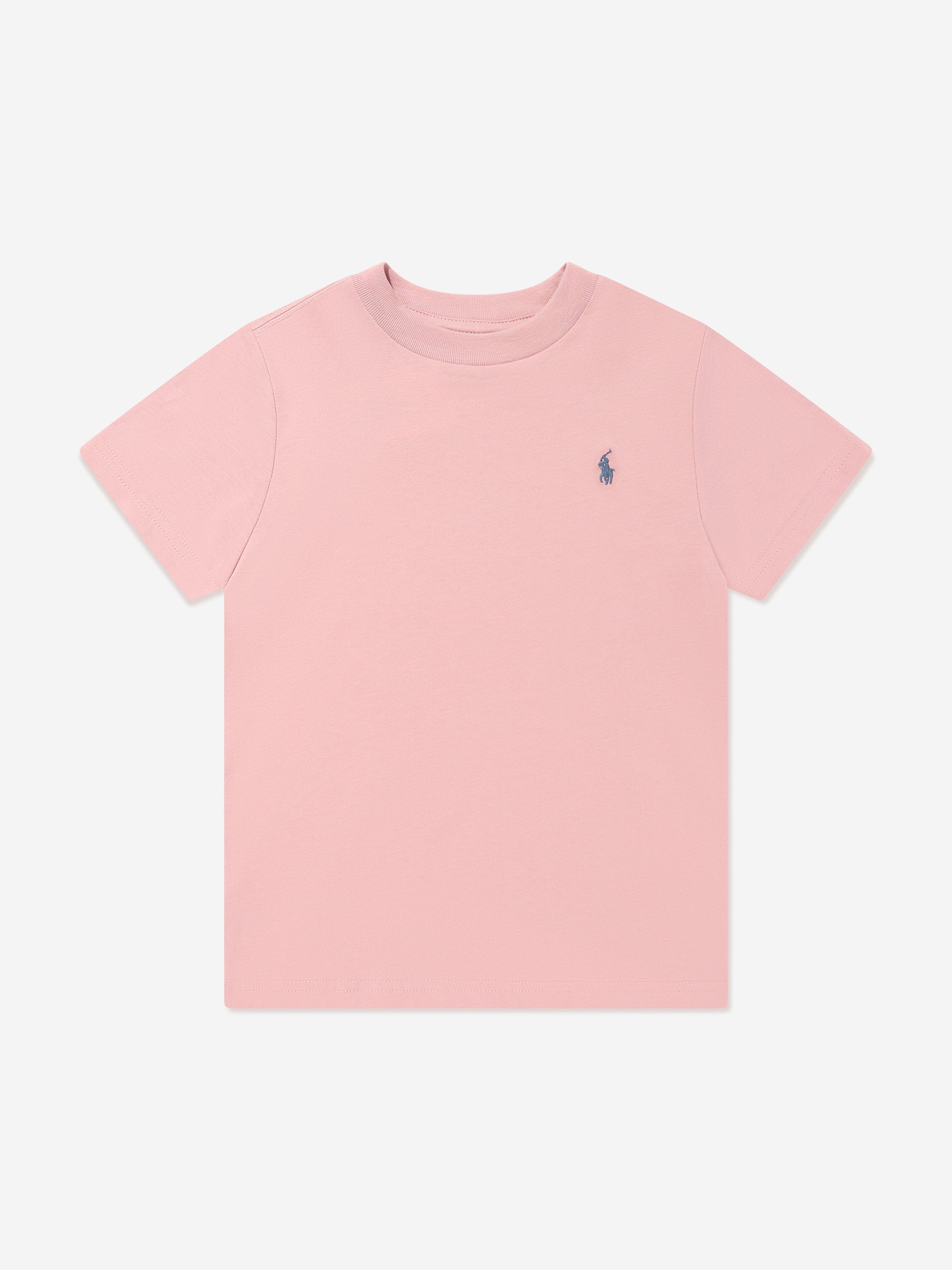 Ralph Lauren Baby Boys Logo T-Shirt in Pink