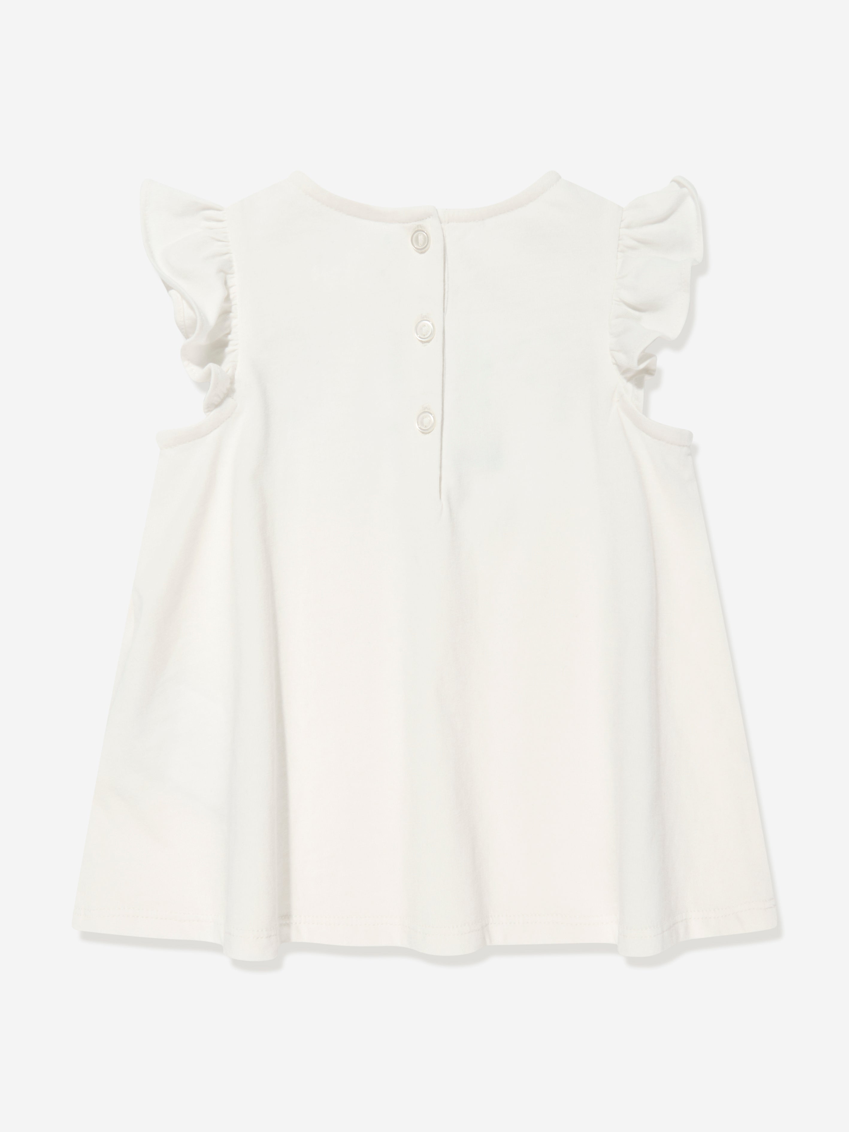 Ralph Lauren Baby Girls Sleeveless Top in White