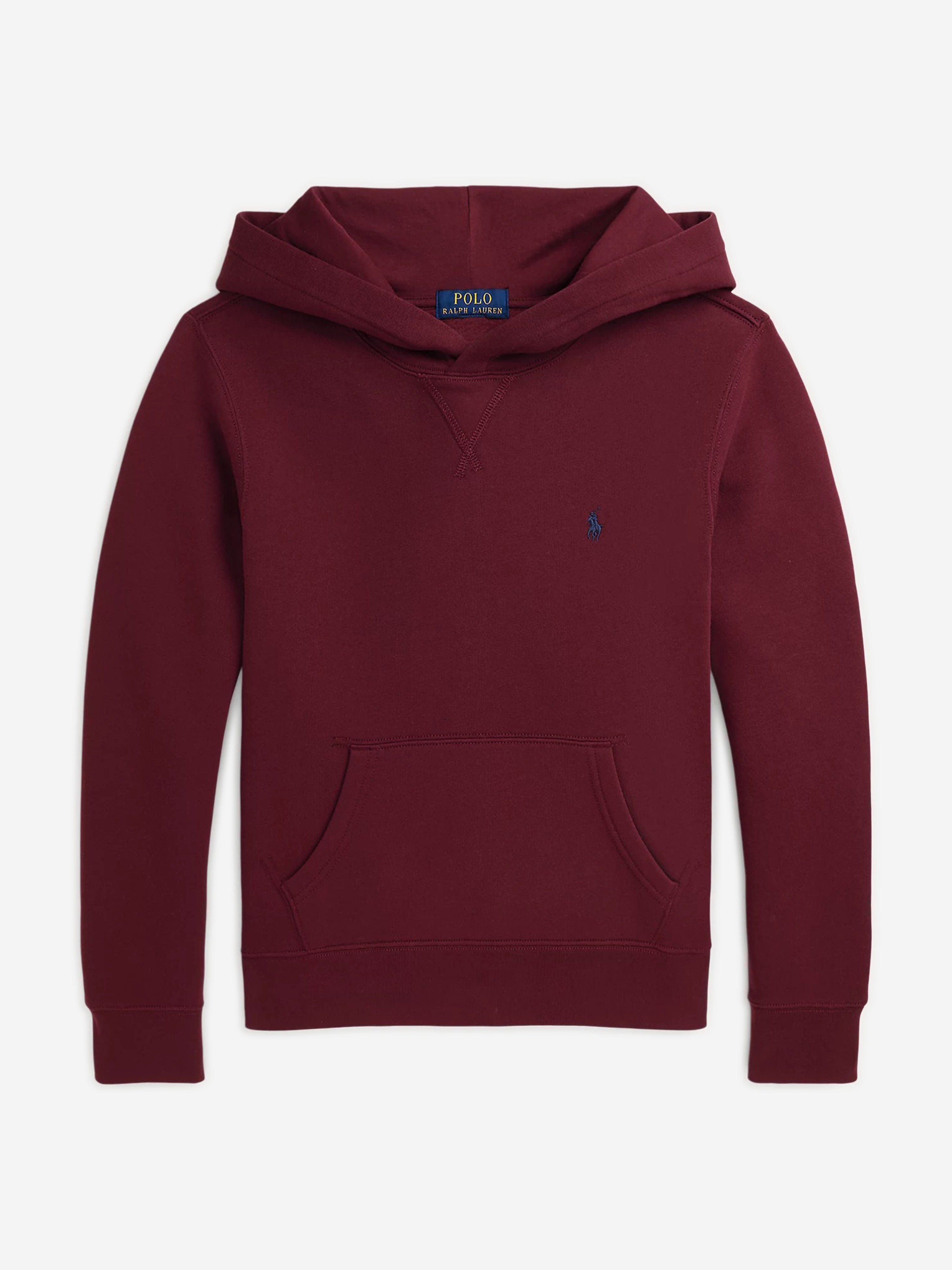 Ralph Lauren Boys Logo Hoodie in Red