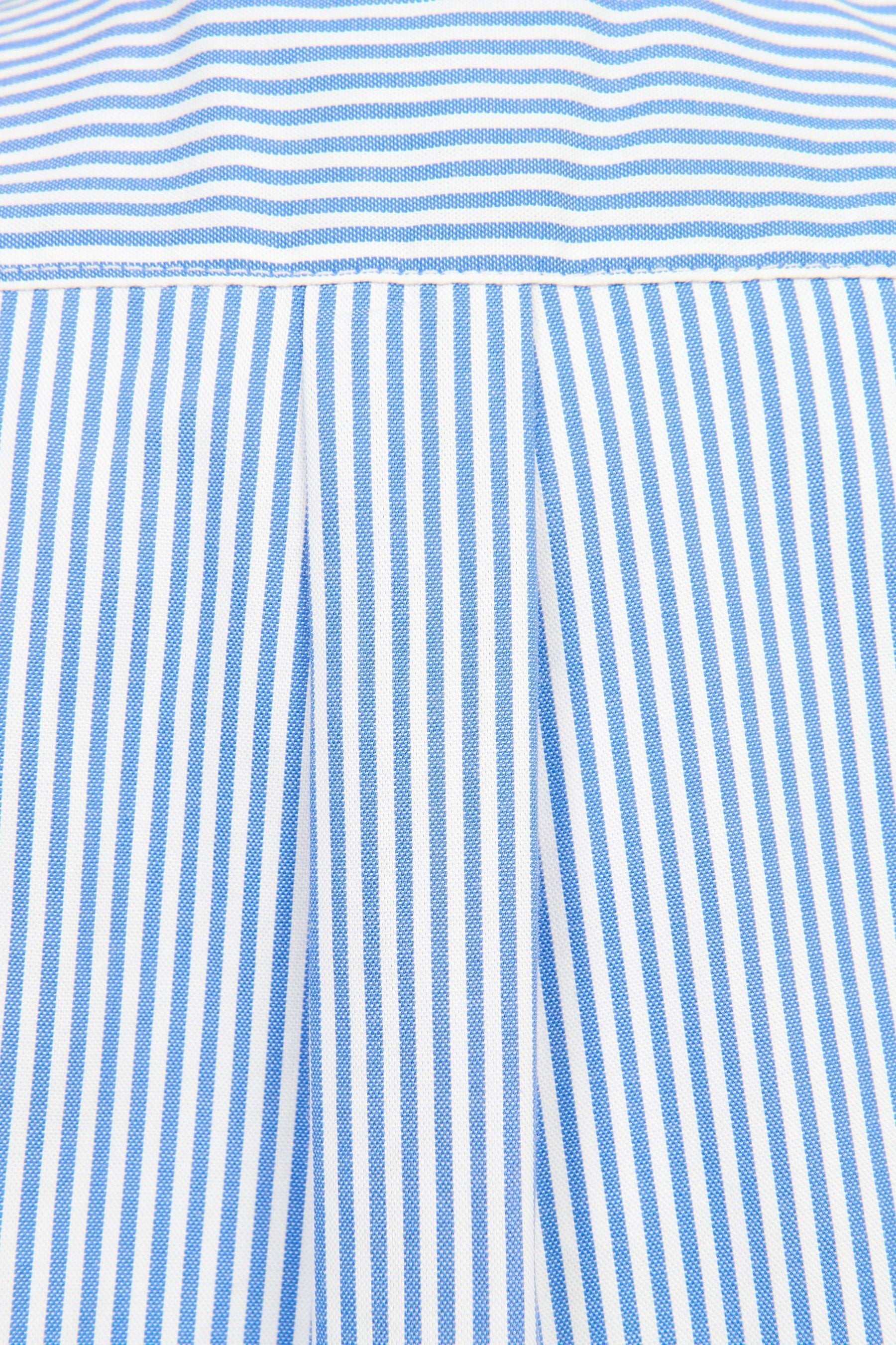 Baby Boys Striped Oxford Shirt in Blue