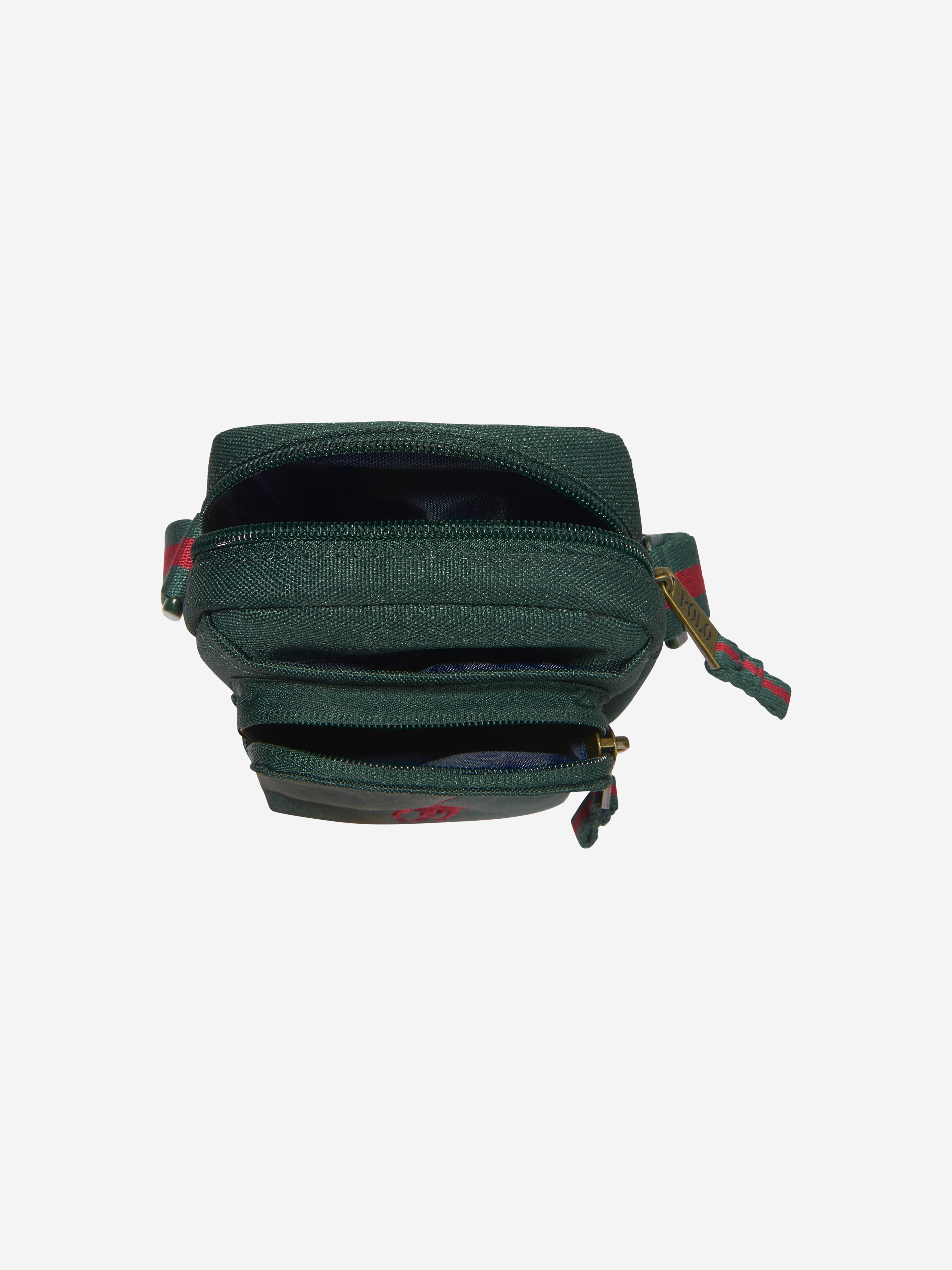 Boys Polo Colour Festival Logo Belt Bag in Green (17cm)