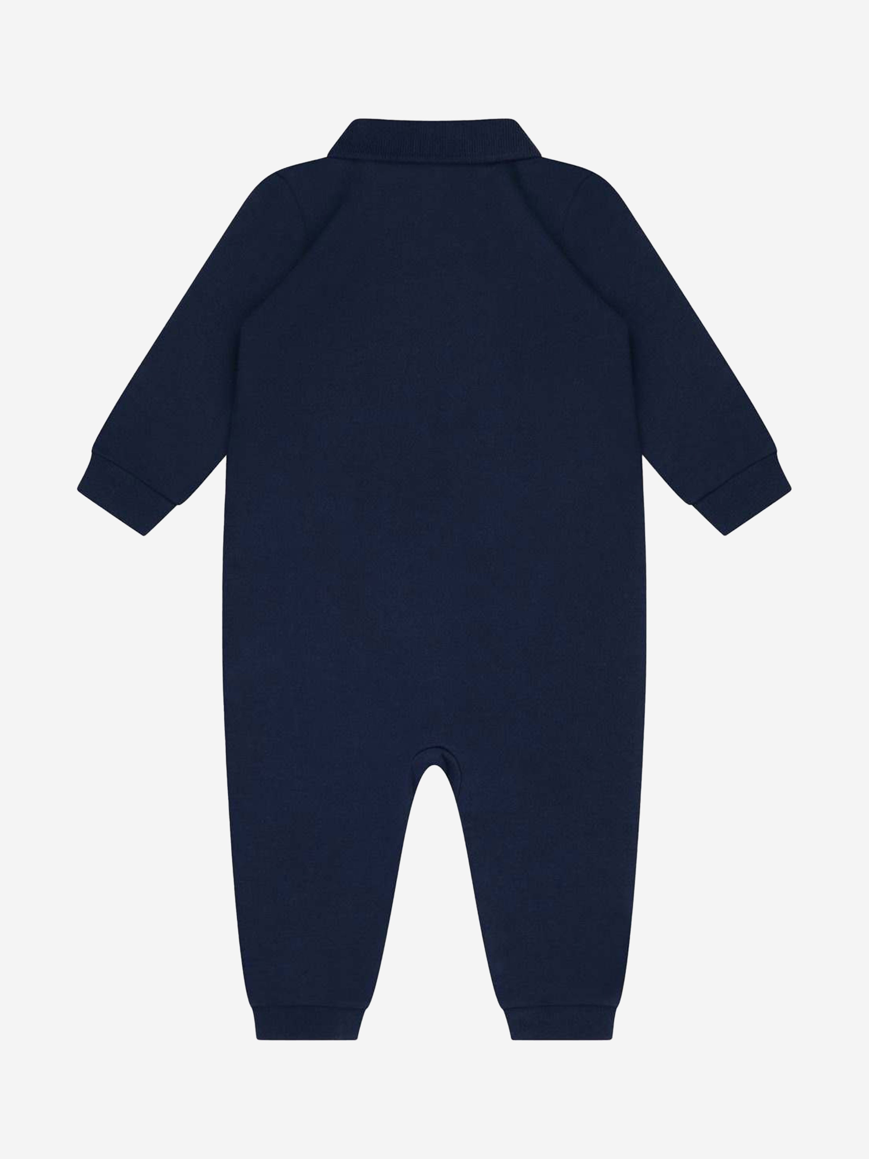 Baby Boys Schiffli Babygrow in Navy