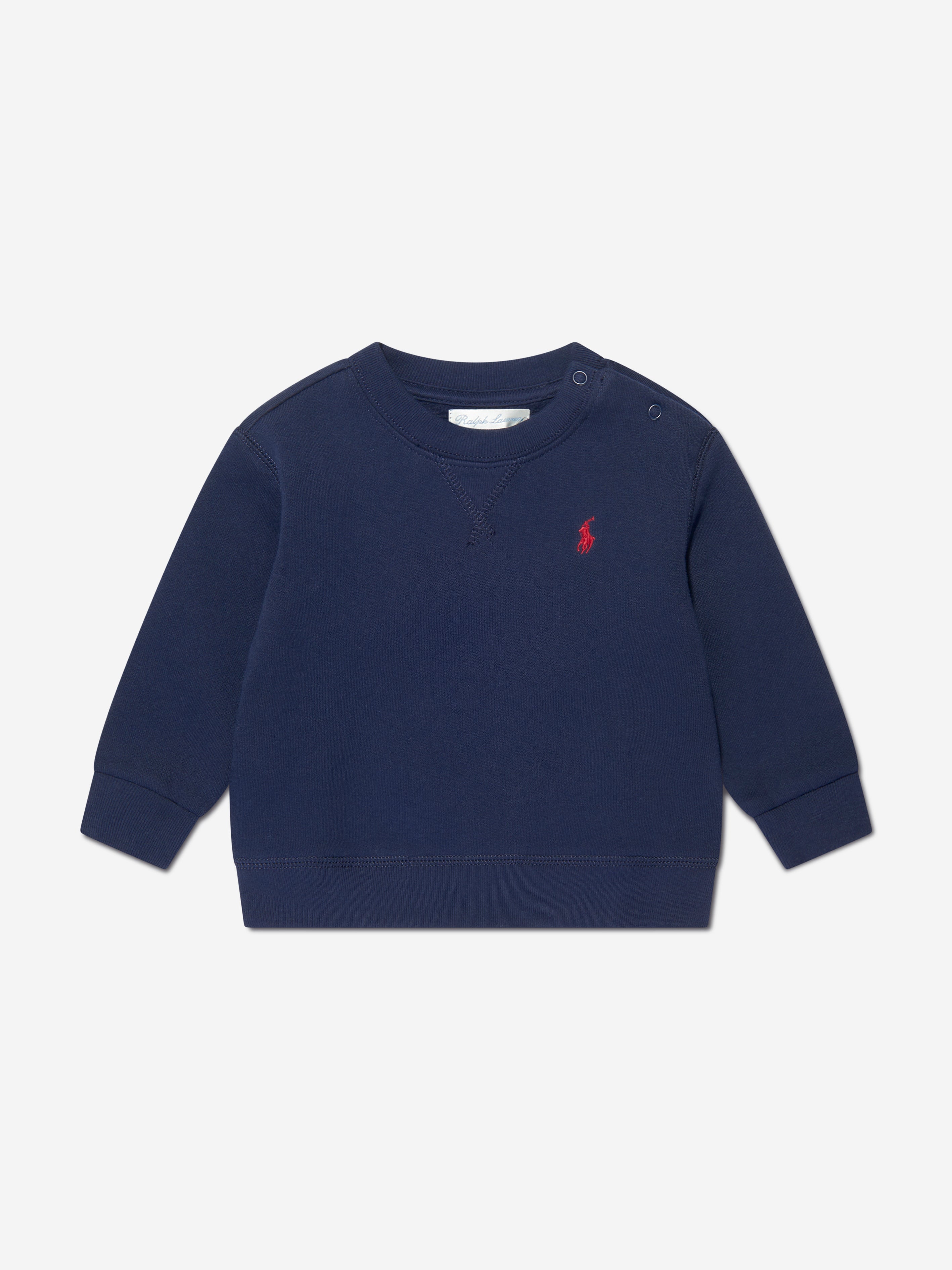 Baby Boys Logo Sweatshirt in Navy