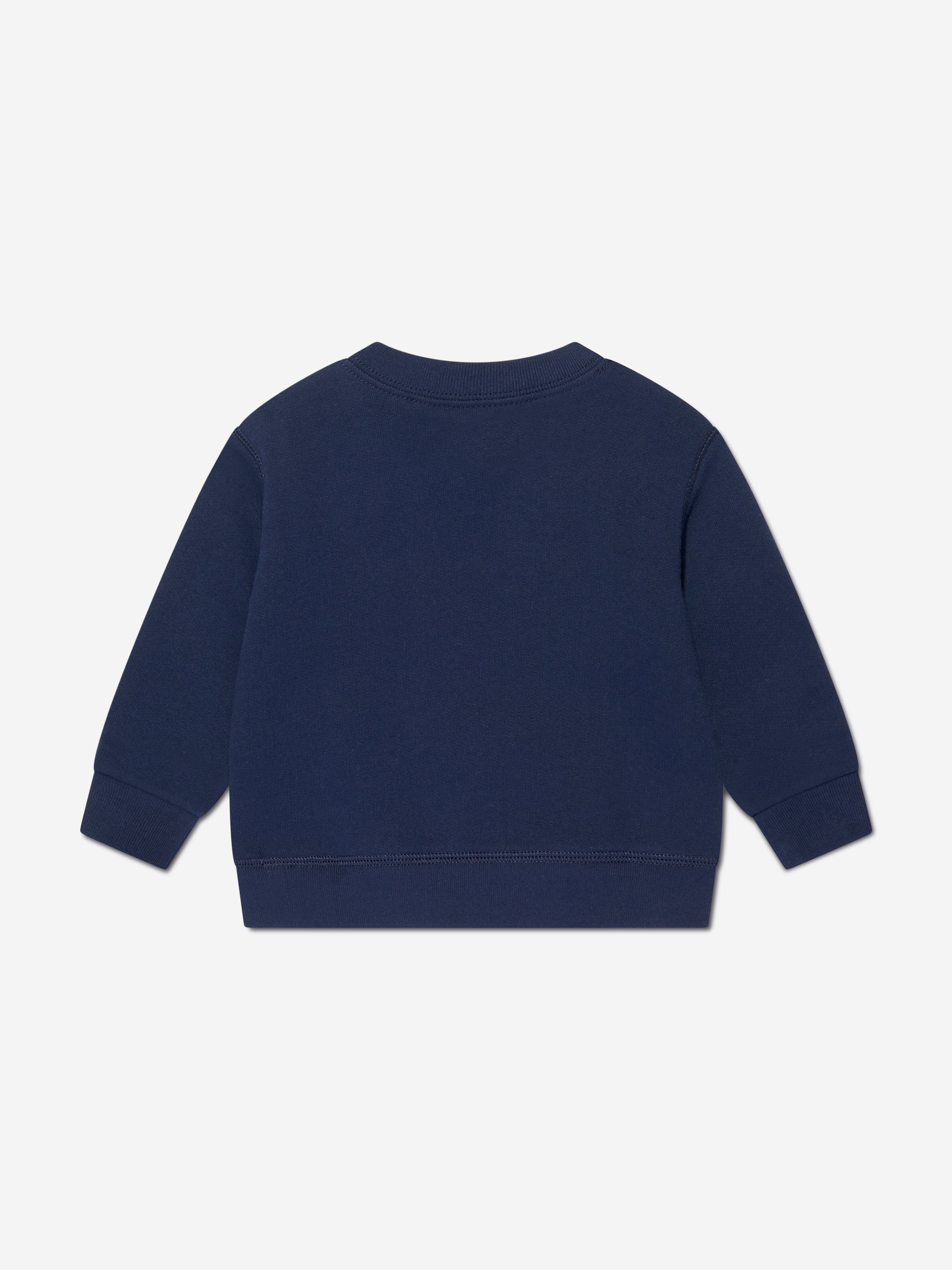 Baby Boys Logo Sweatshirt in Navy