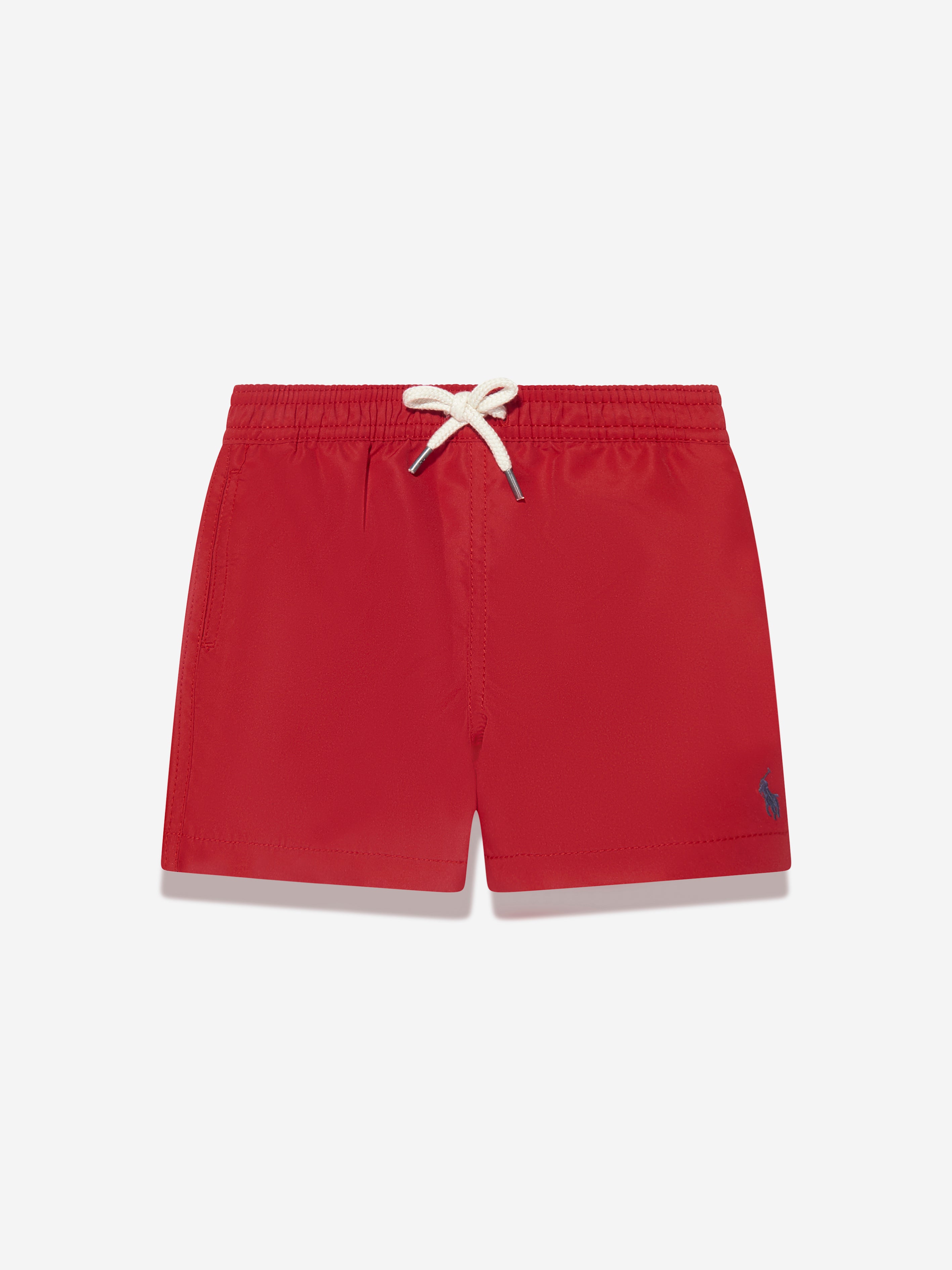 Boys Logo Swim Shorts in Red