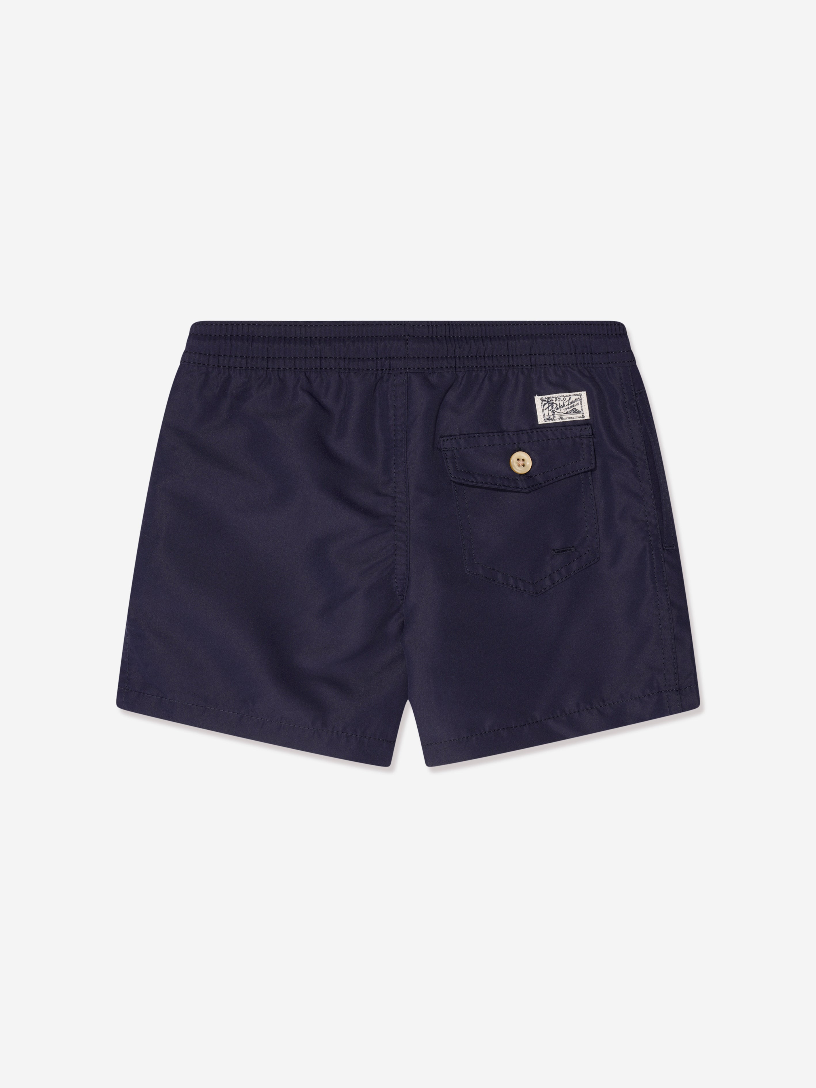 Boys Logo Swim Shorts in Navy