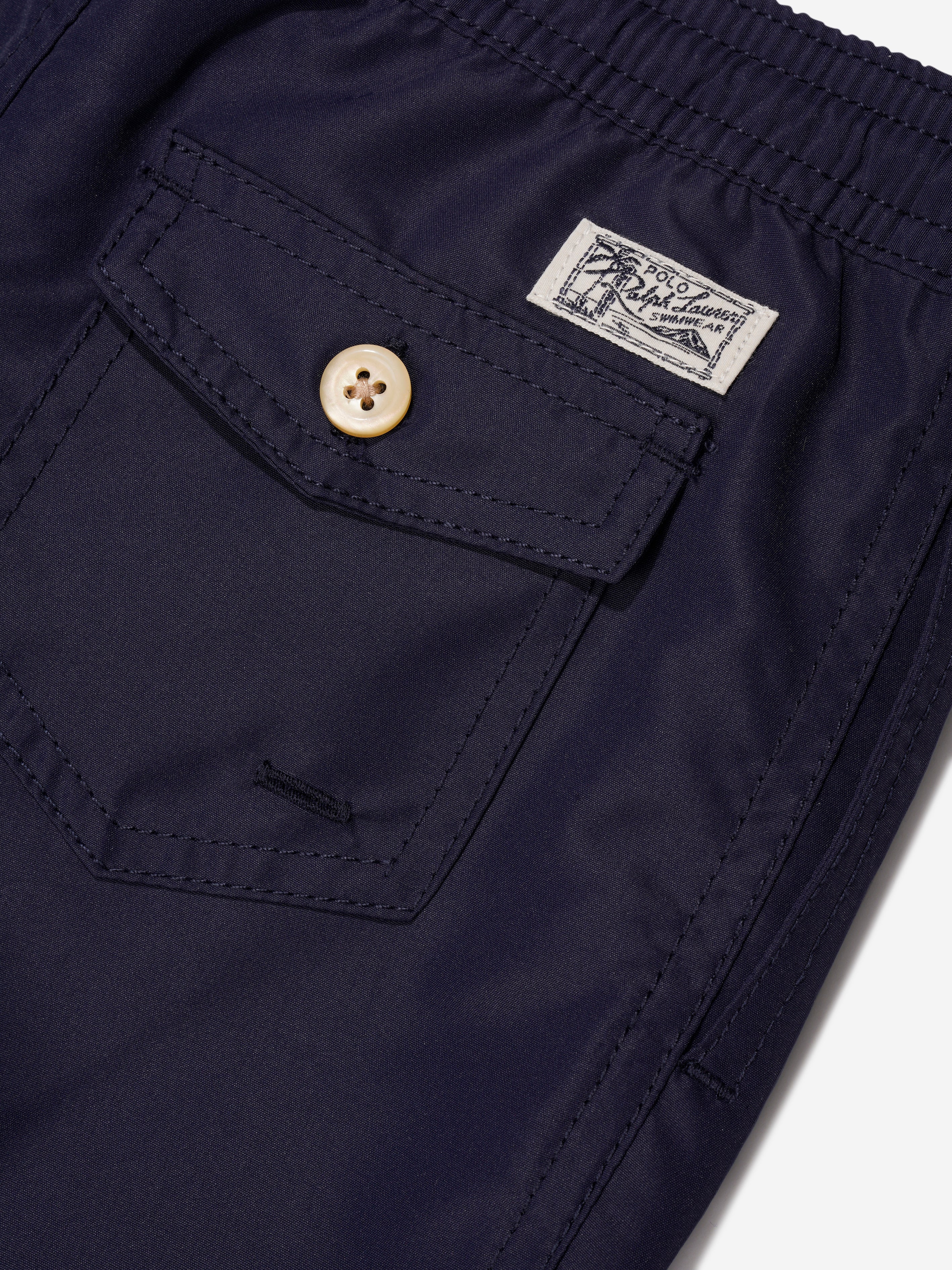 Boys Logo Swim Shorts in Navy