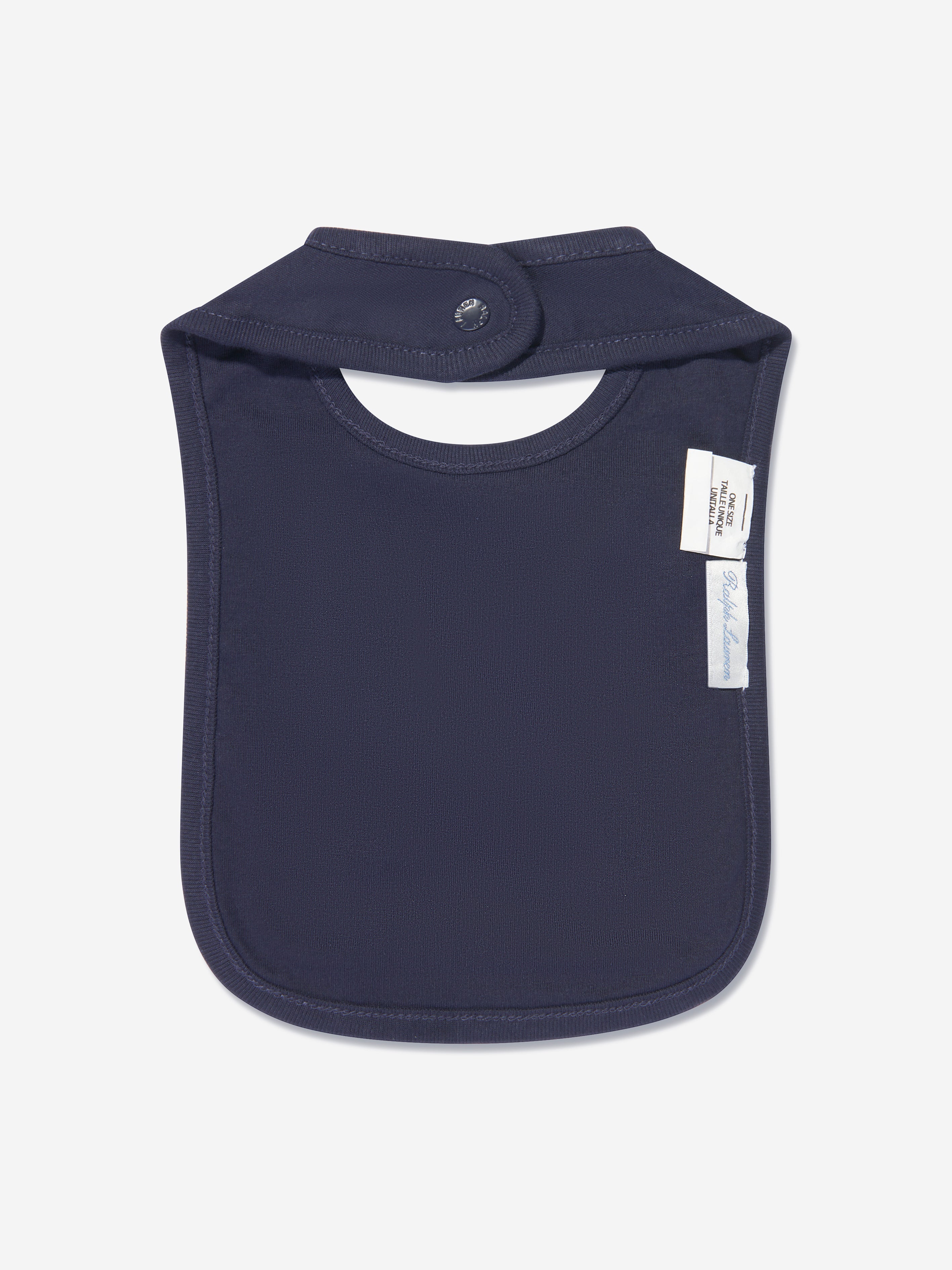 Baby Boys Logo Bib in Navy