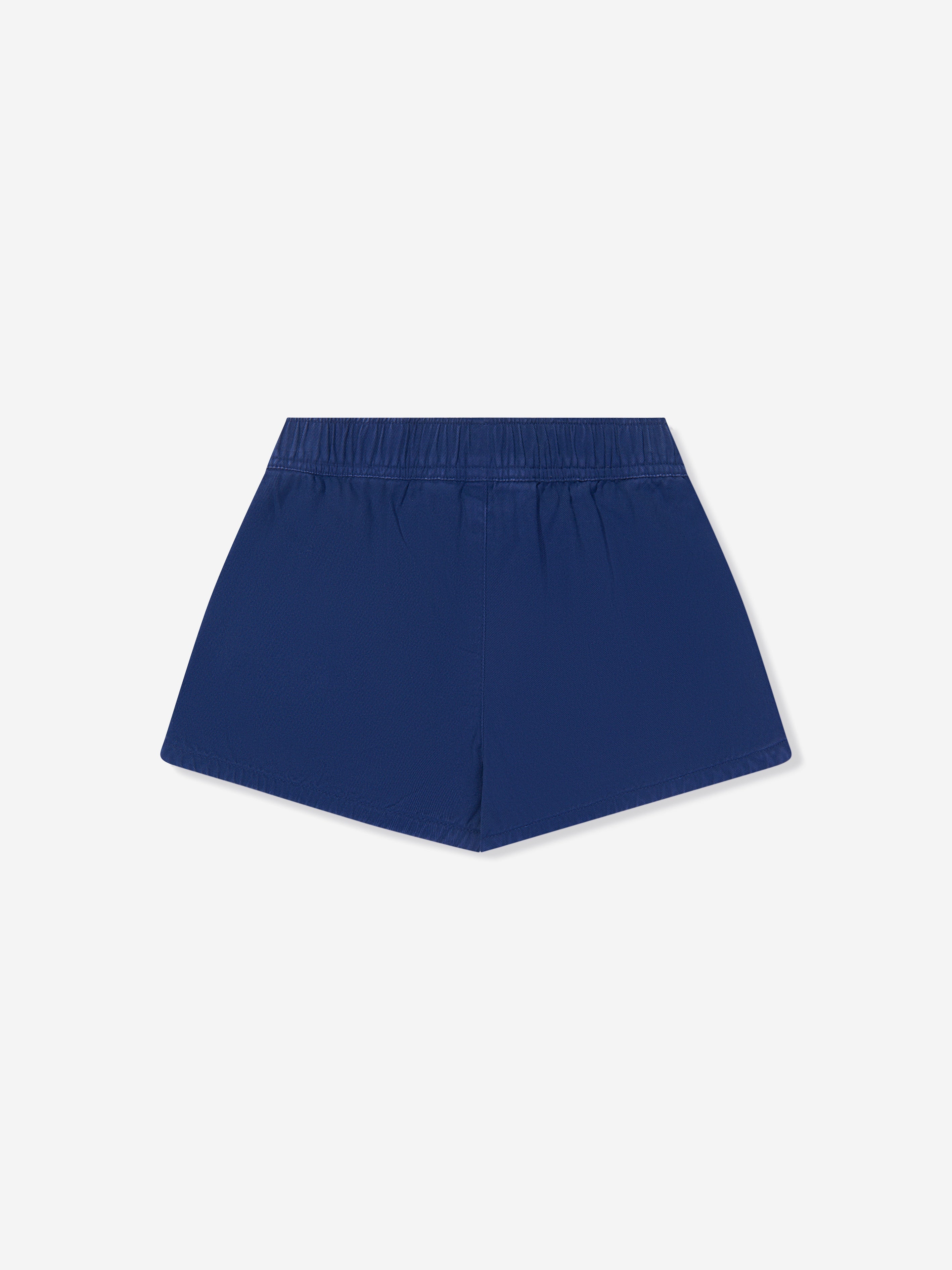 Girls Prepster Logo Shorts in Navy