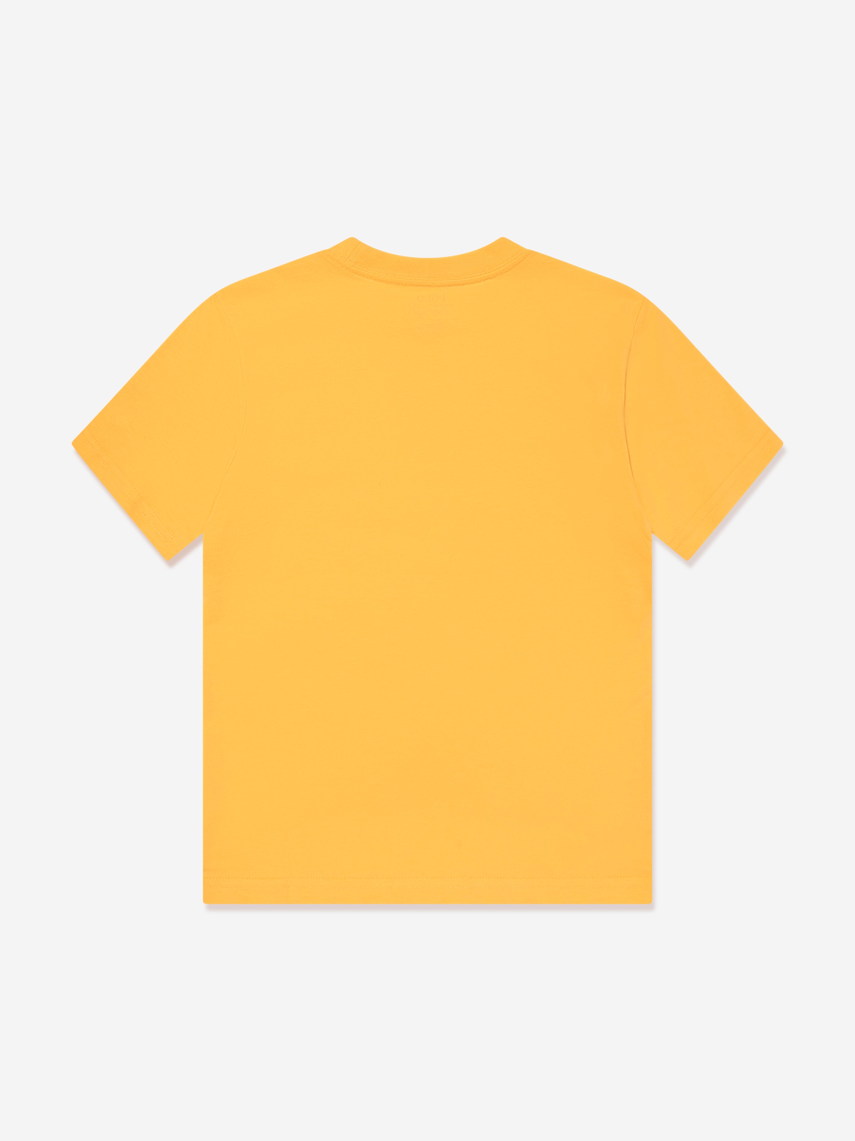 Boys Logo T-Shirt in Yellow