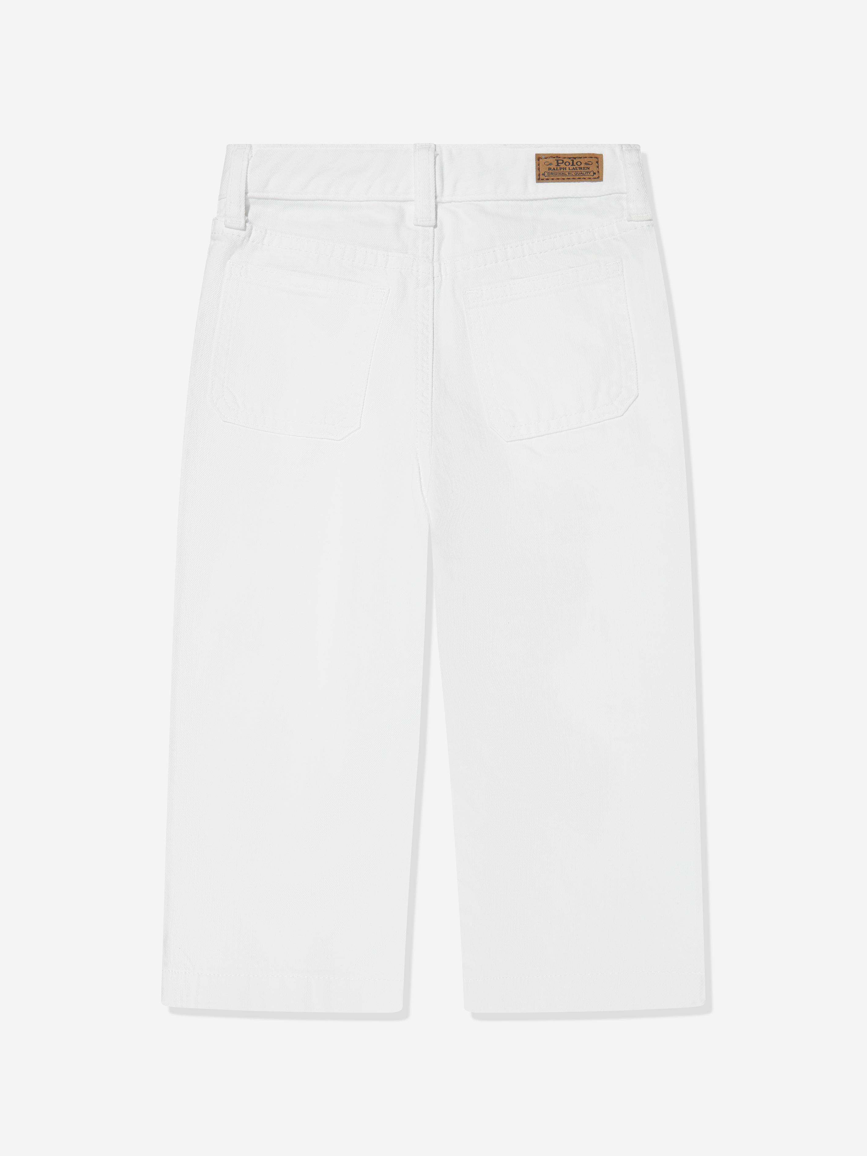 Girls Wide Leg Jeans in White