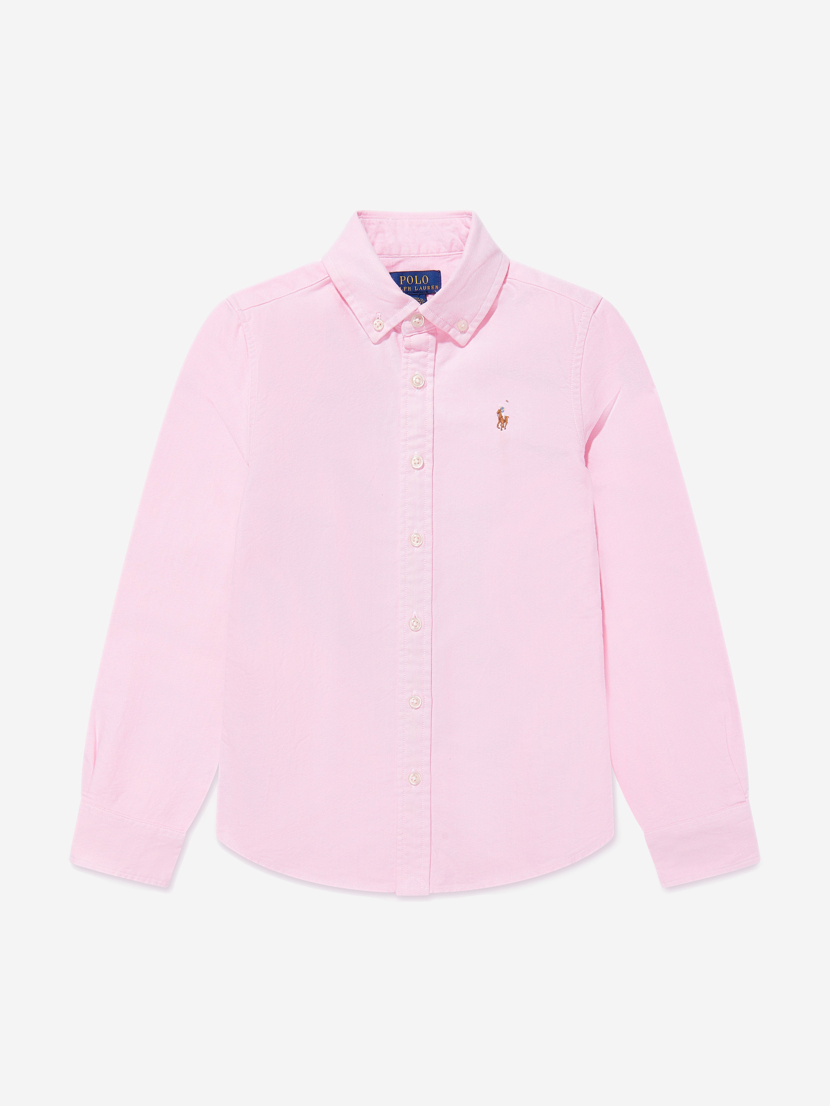 Girls Oxford Shirt in Pink