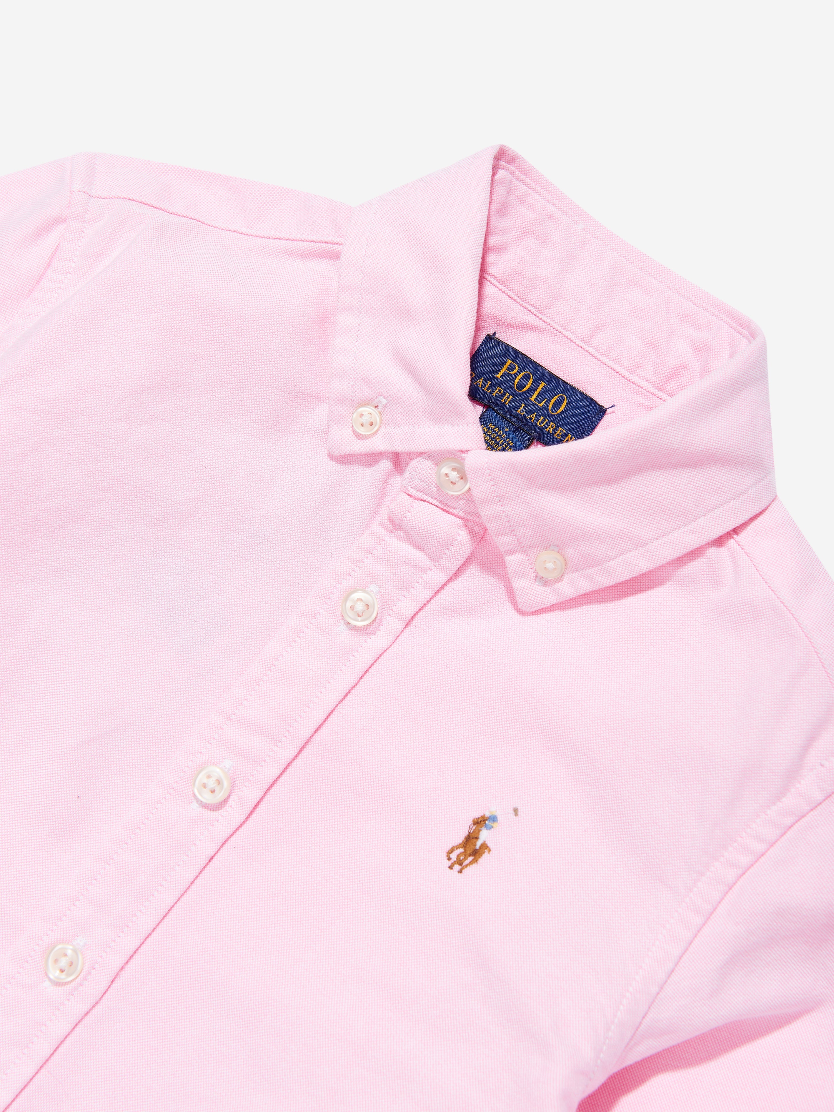 Girls Oxford Shirt in Pink