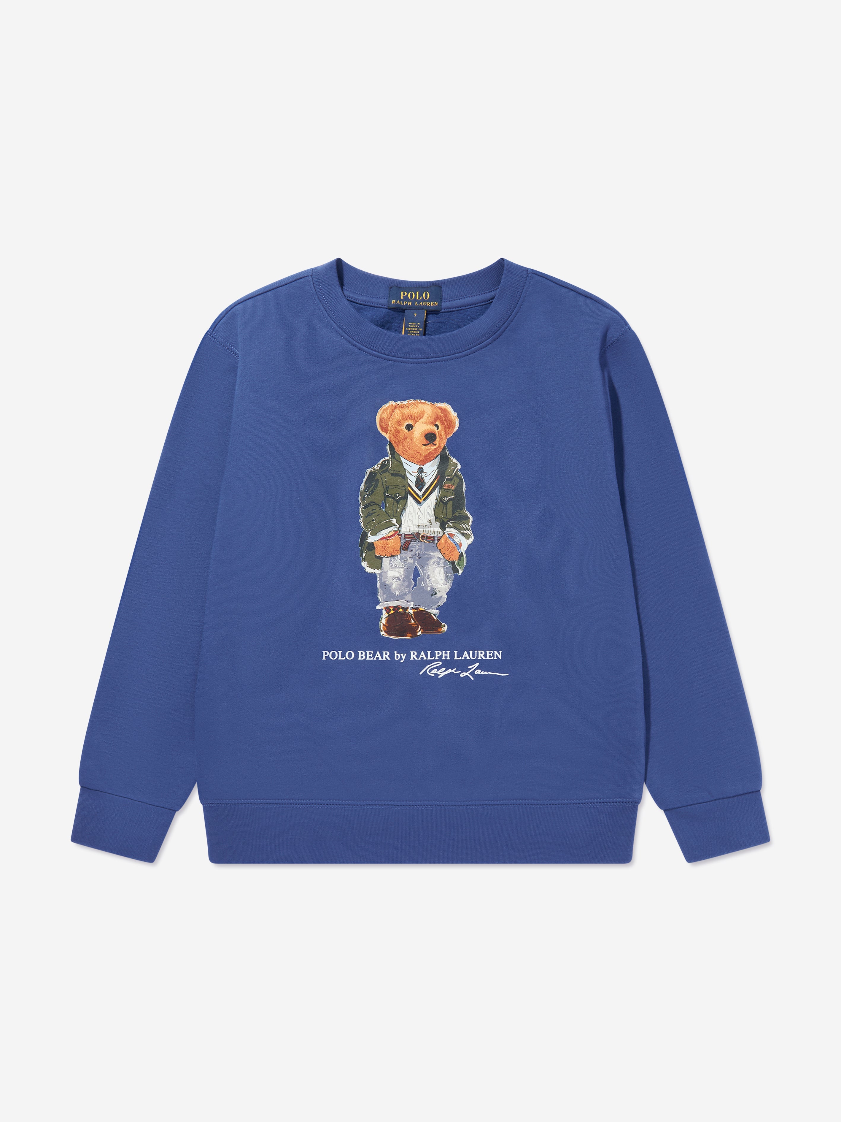 Boys Bear Sweatshirt in Blue