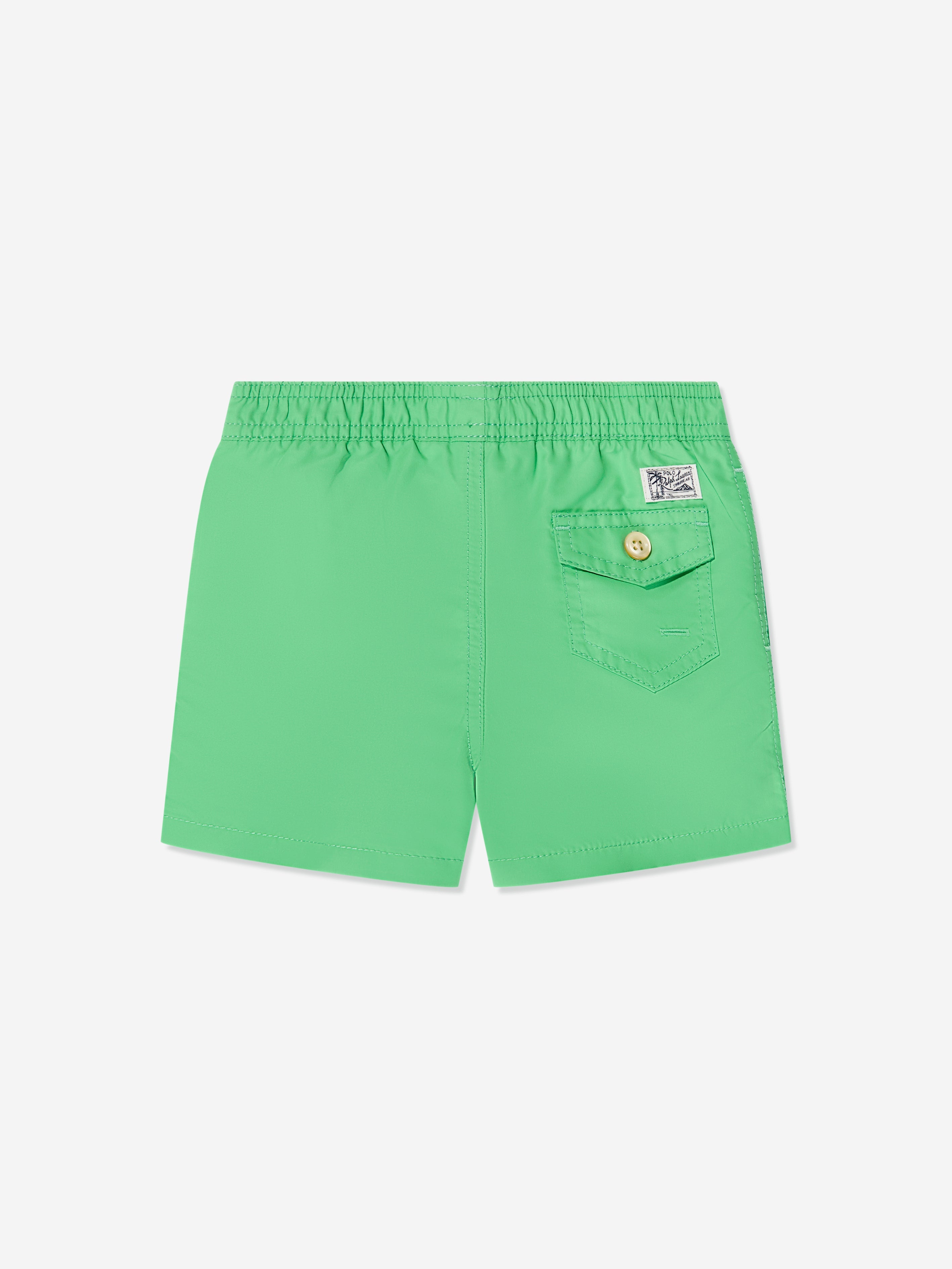 Boys Logo Swim Shorts in Green