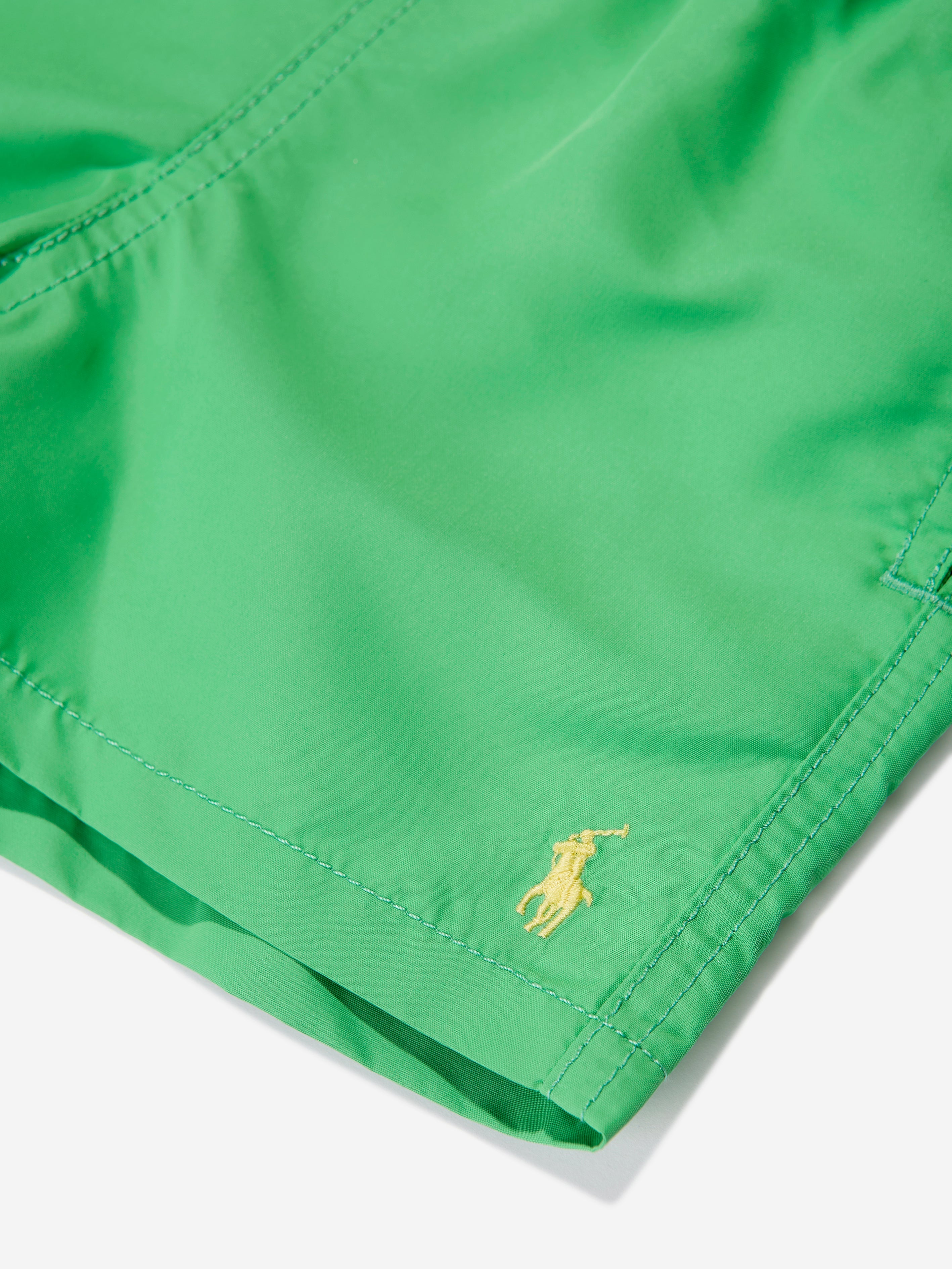 Boys Logo Swim Shorts in Green