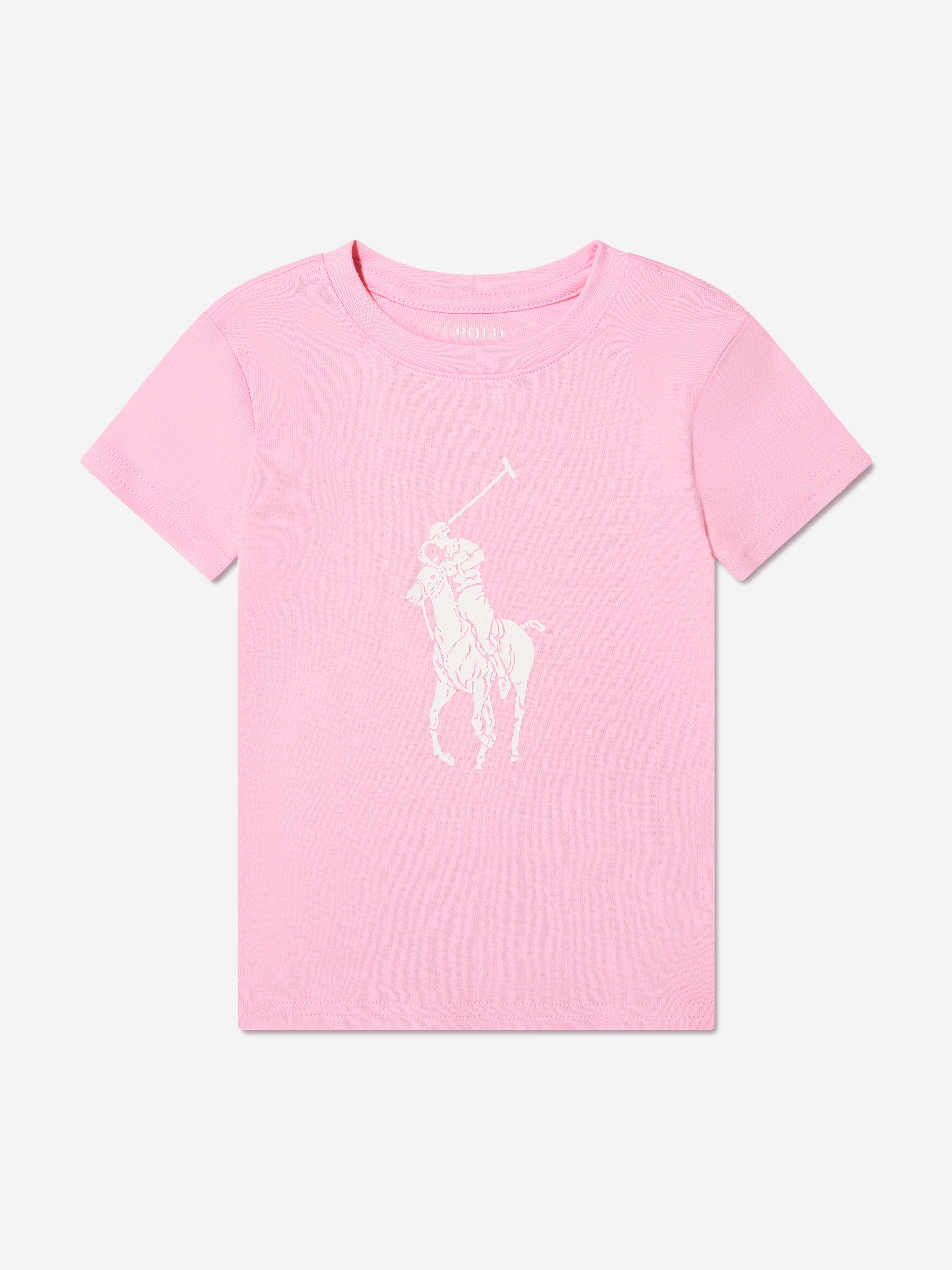 Girls T-Shirt And Shorts Pyjama Set in Pink