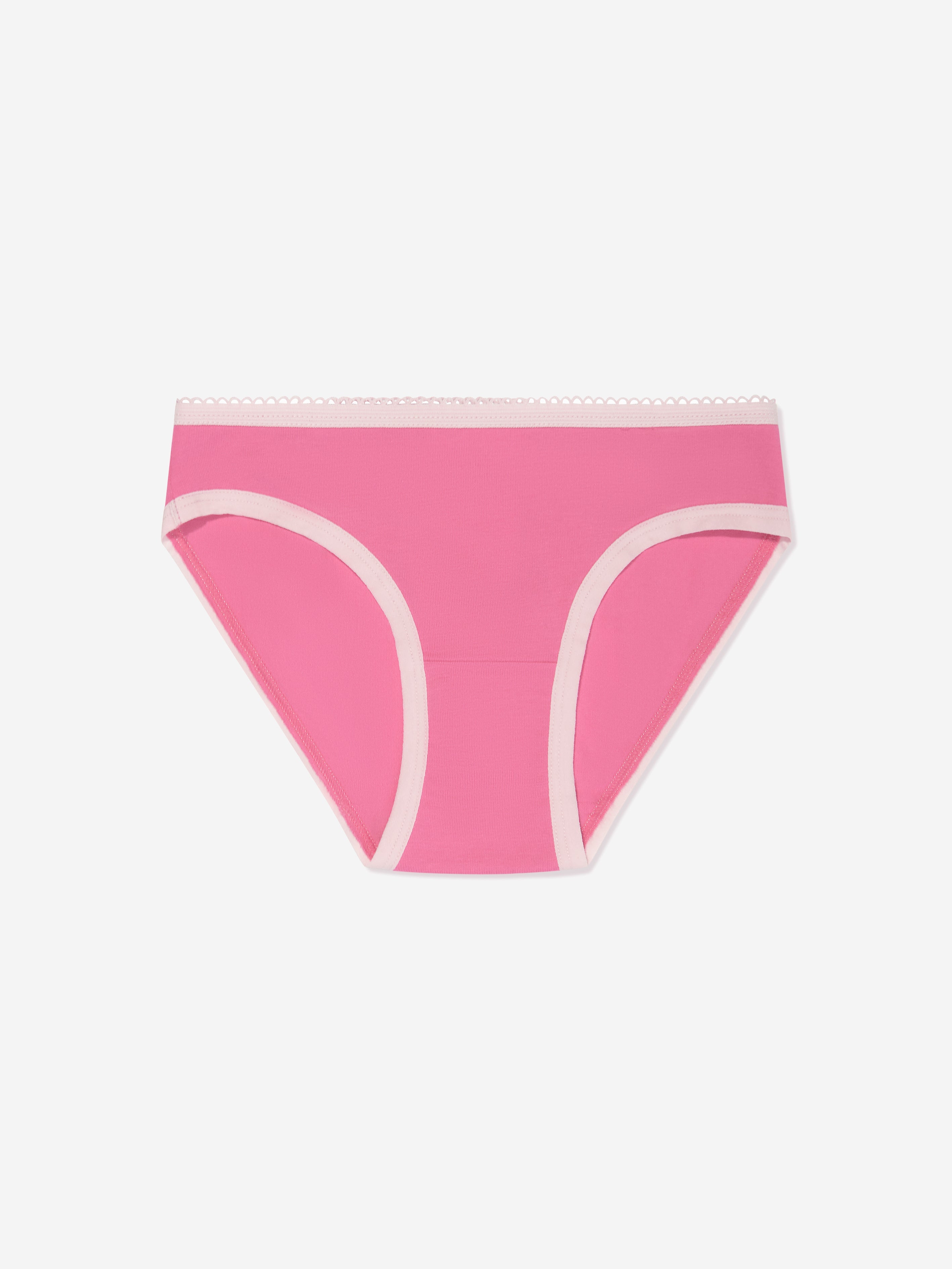 Girls 5 Pack Knickers Set in Pink