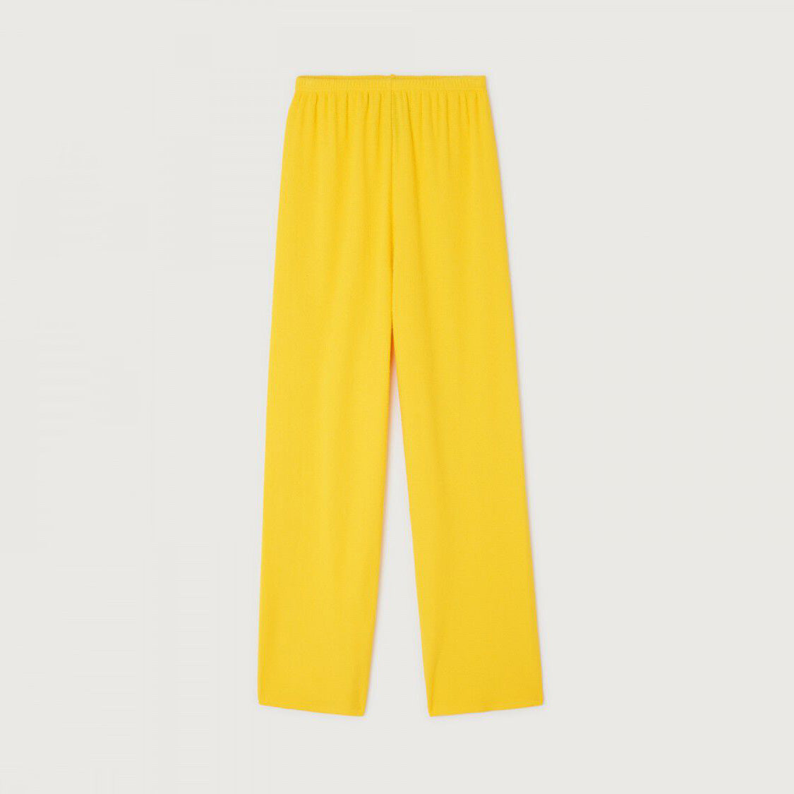 Women Yellow Cotton Trousers