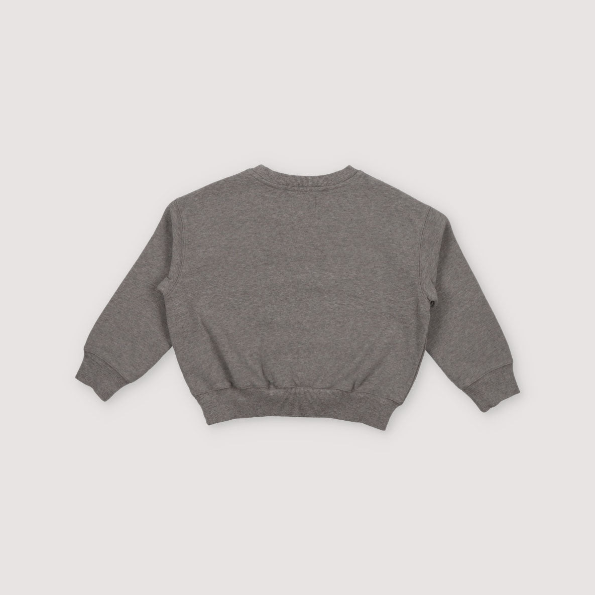 Boys & Girls Dark Grey Cotton Sweatshirt