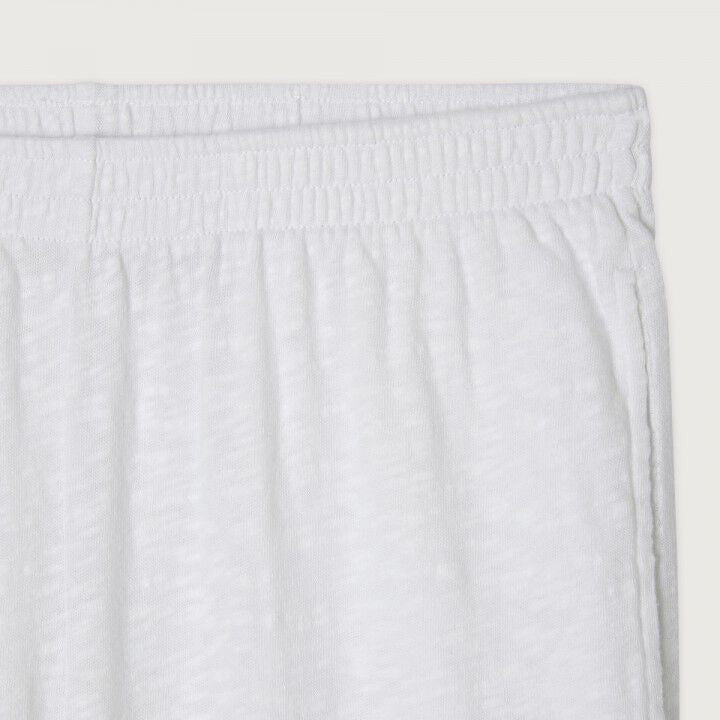 Women White Cotton Trousers