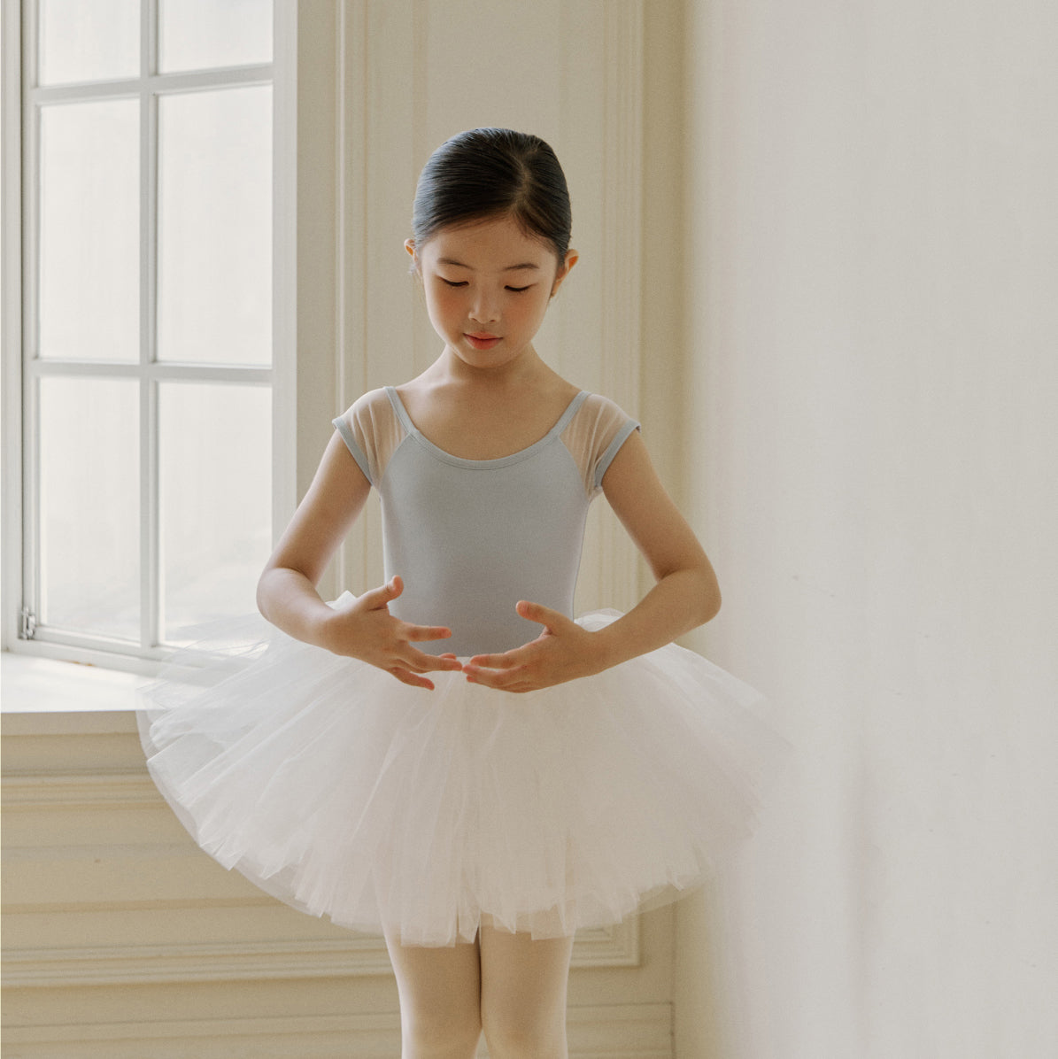 Girls Blue Ballet Tutu Skirt