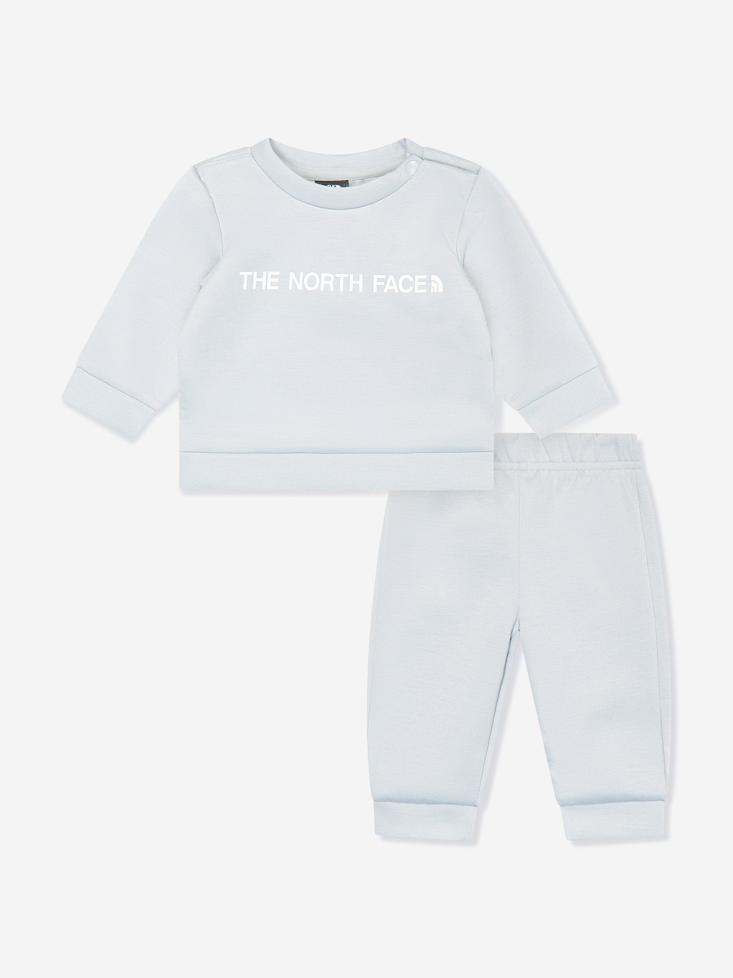 The North Face Baby Boys Logo Tracksuit in Grey