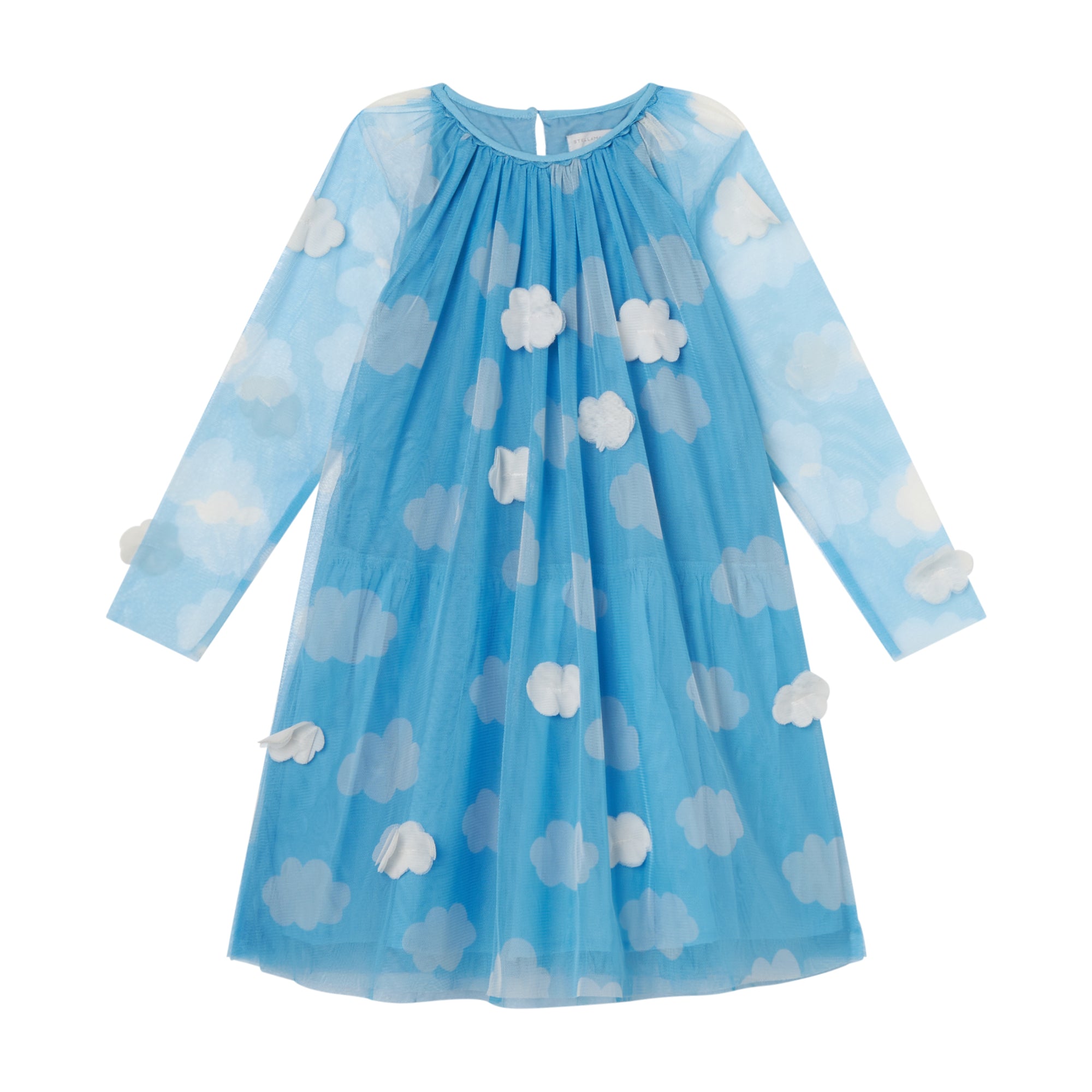 Girls Blue Tulle Dress