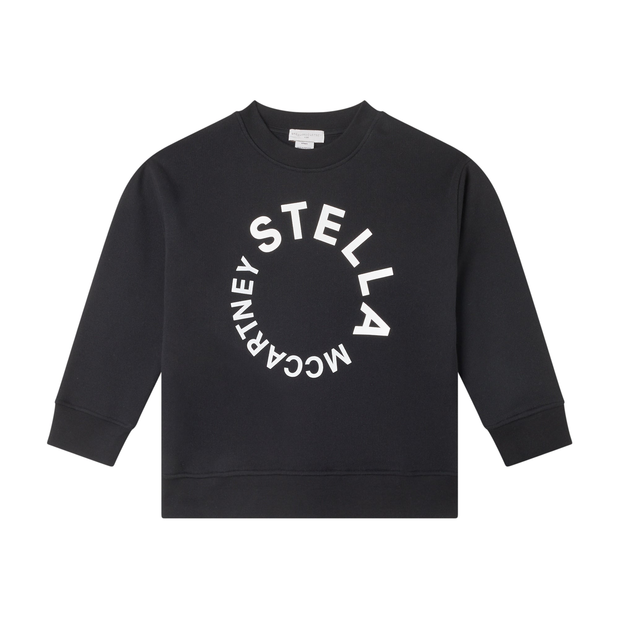 Boys Black Printing Cotton Sweatshirt