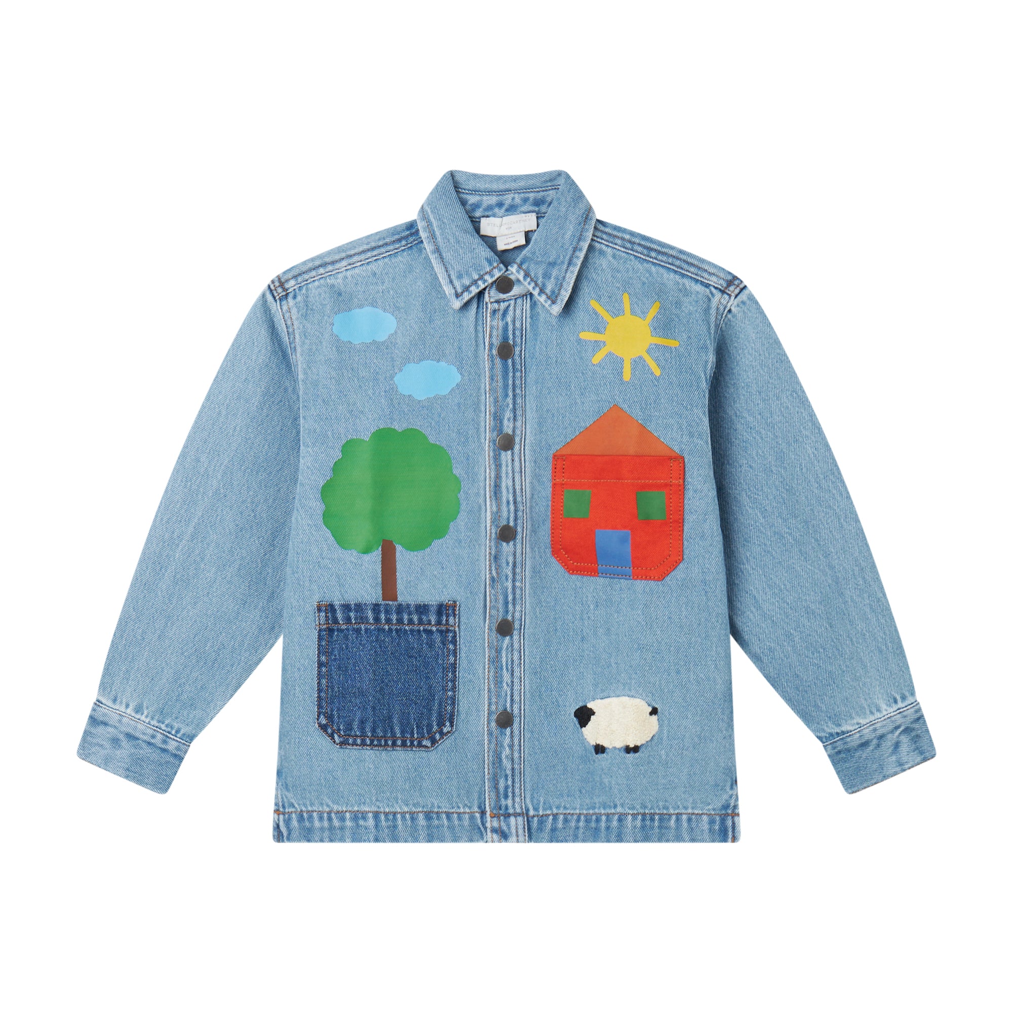 Boys Light Blue Denim Shirt