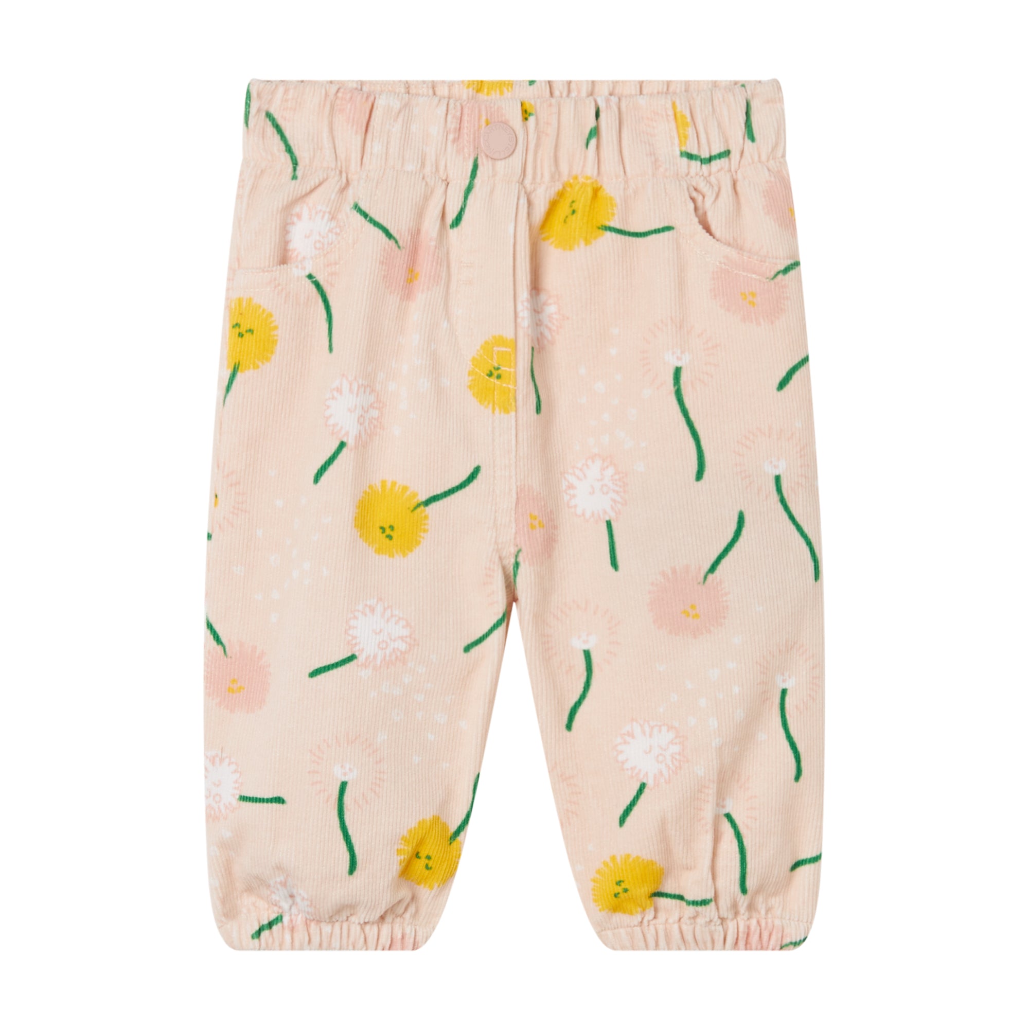 Baby Girls Pink Corduroy Trousers