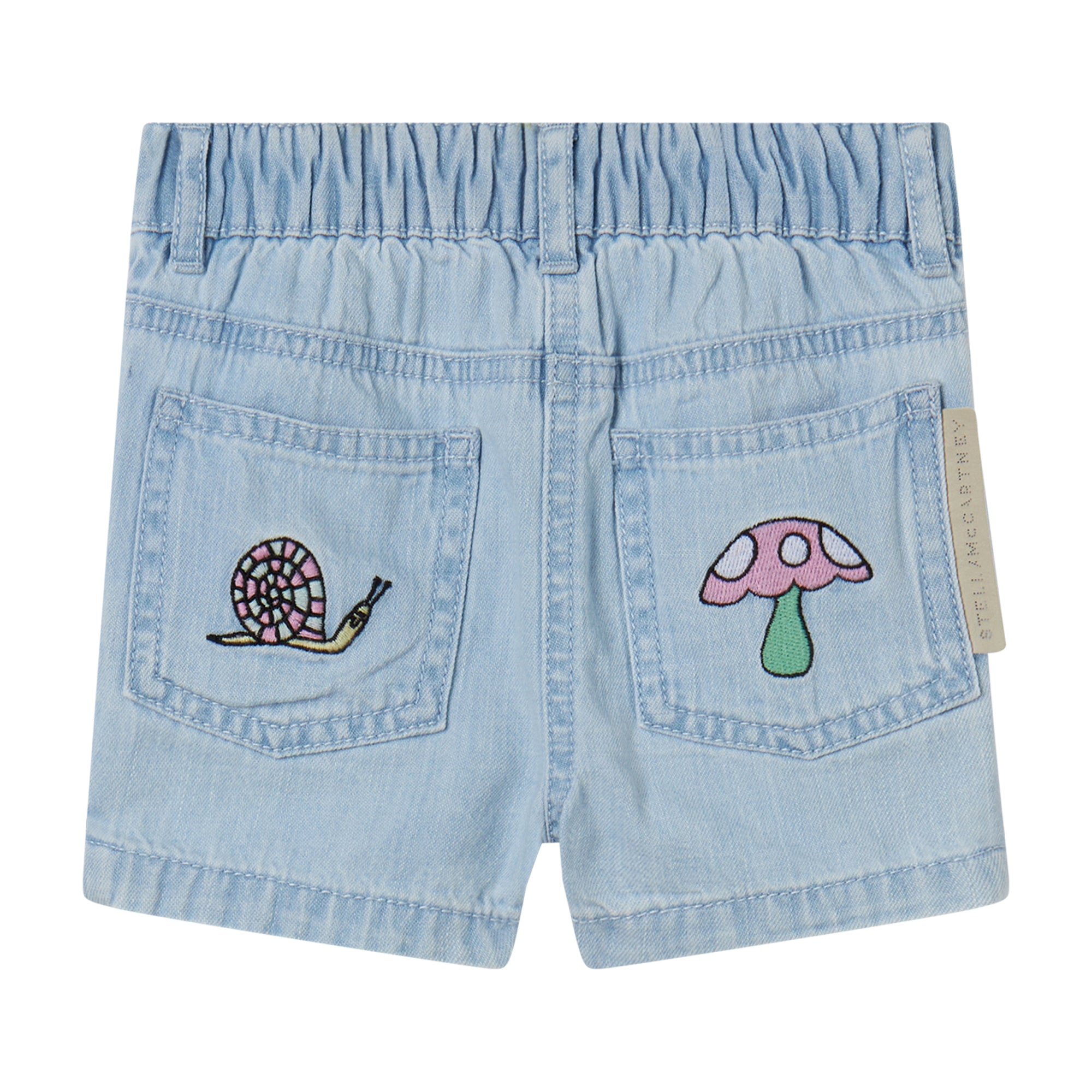 Baby Girls Light Blue Denim Shorts