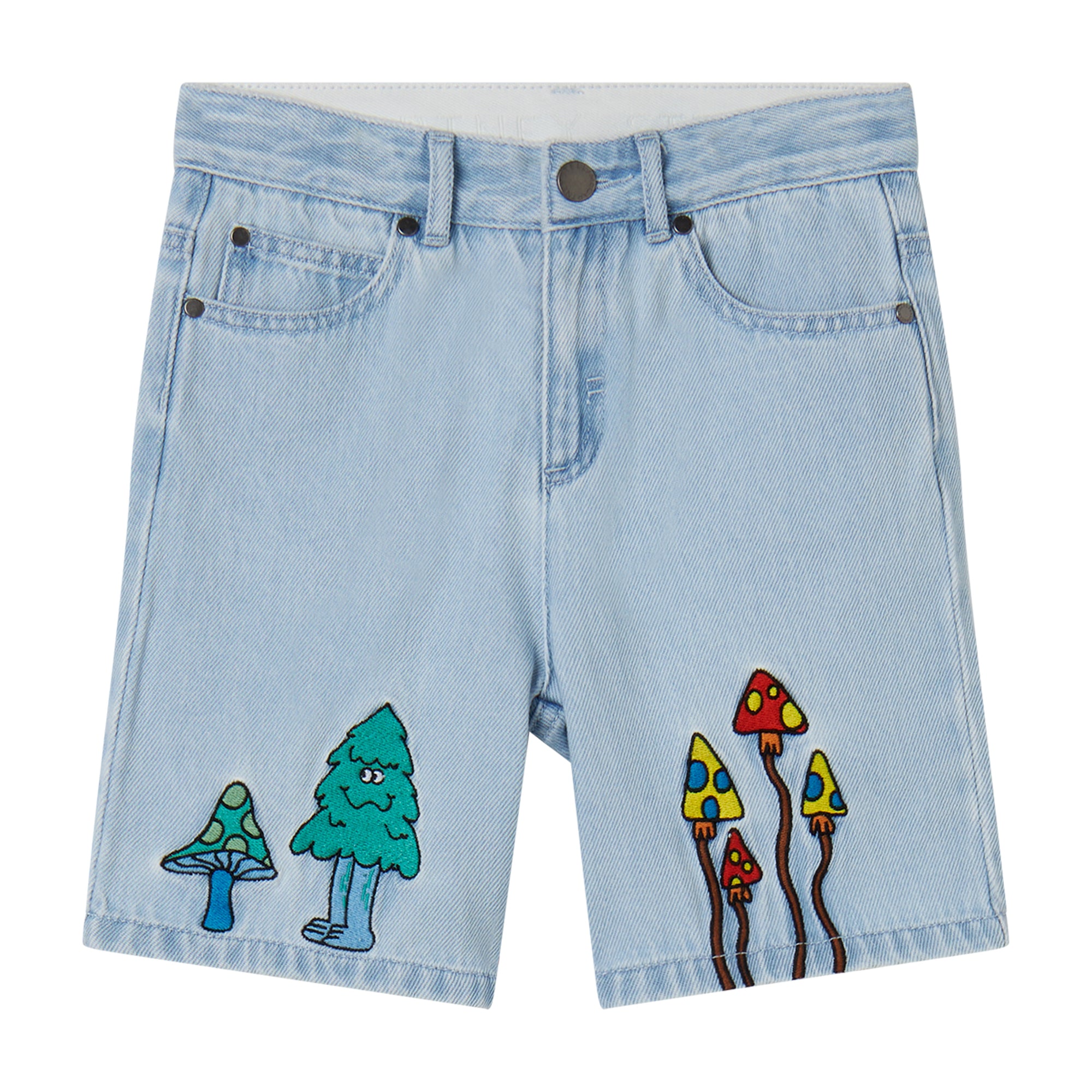 Boys Light Blue Denim Shorts