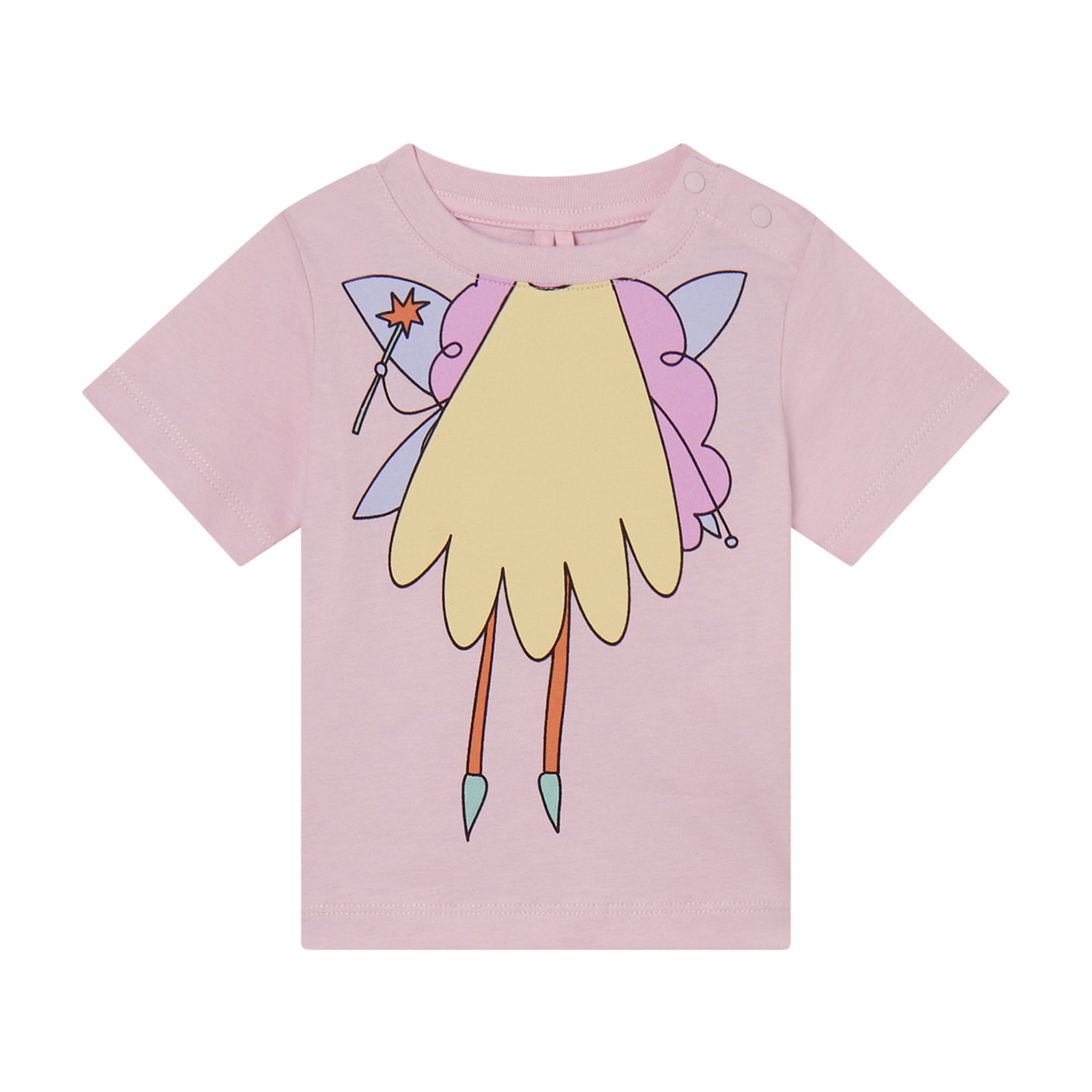 Baby Girls Pink Fairy Cotton T-Shirt