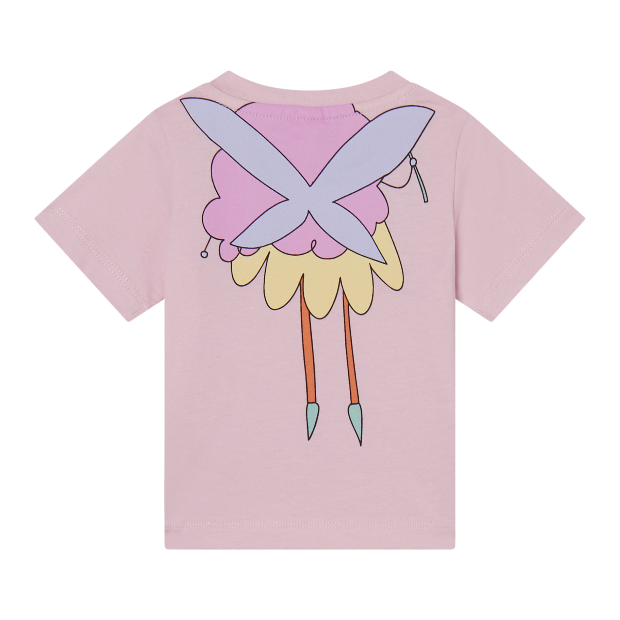 Baby Girls Pink Fairy Cotton T-Shirt