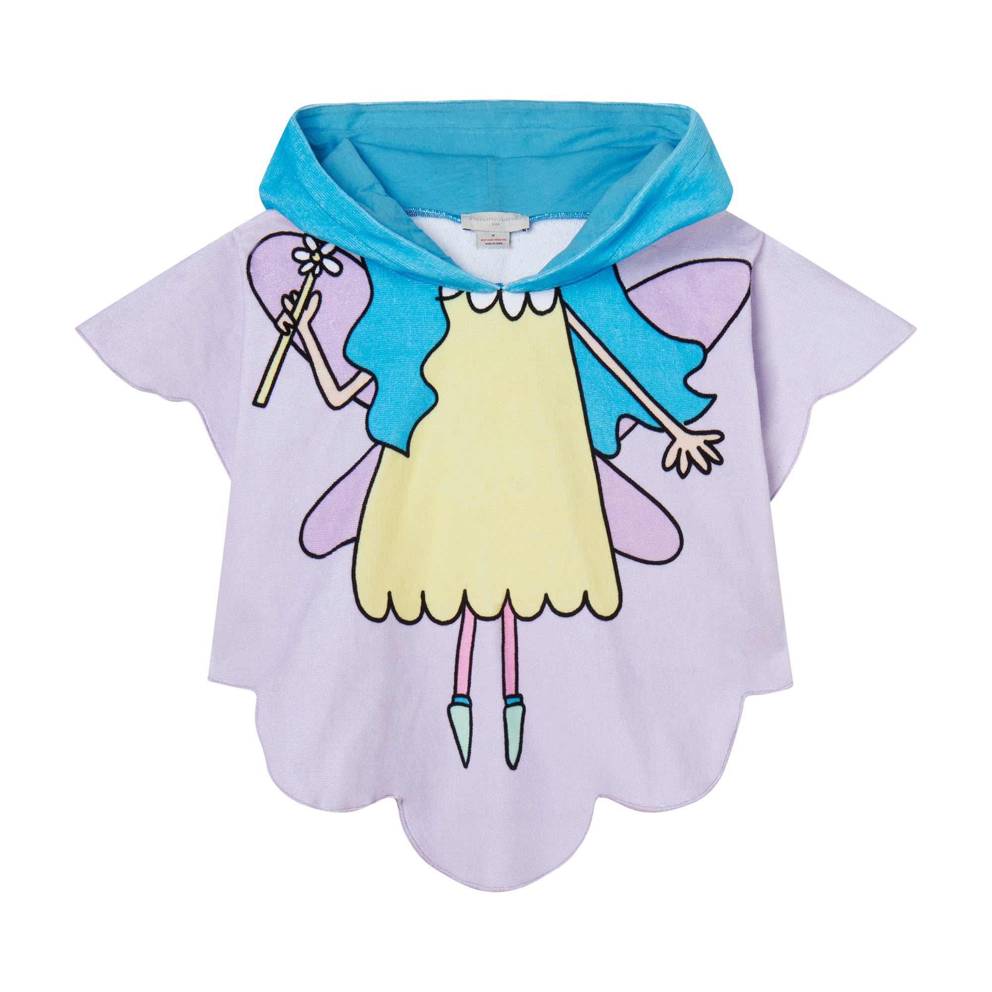 Girls Purple Fairy Cotton Towel