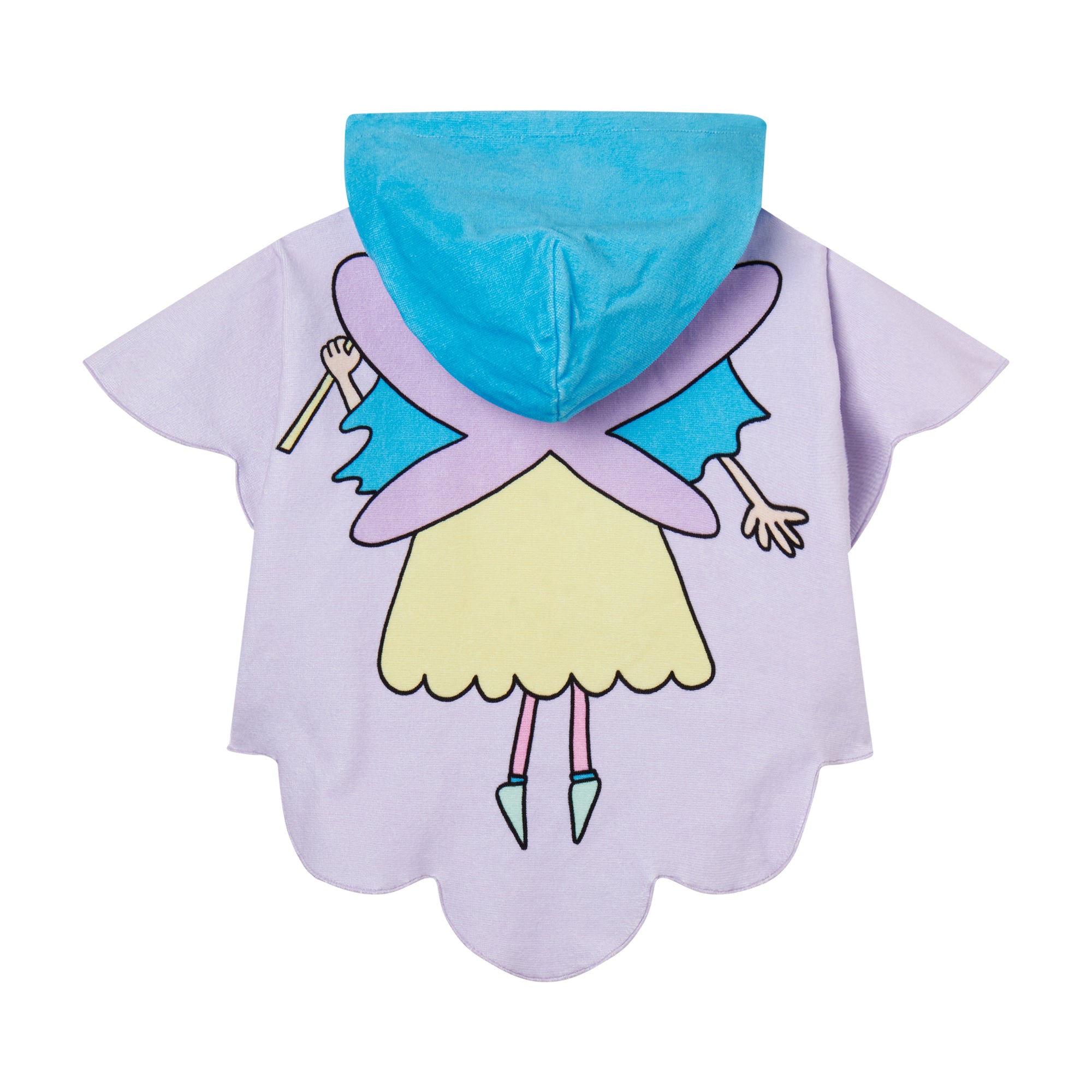 Girls Purple Fairy Cotton Towel