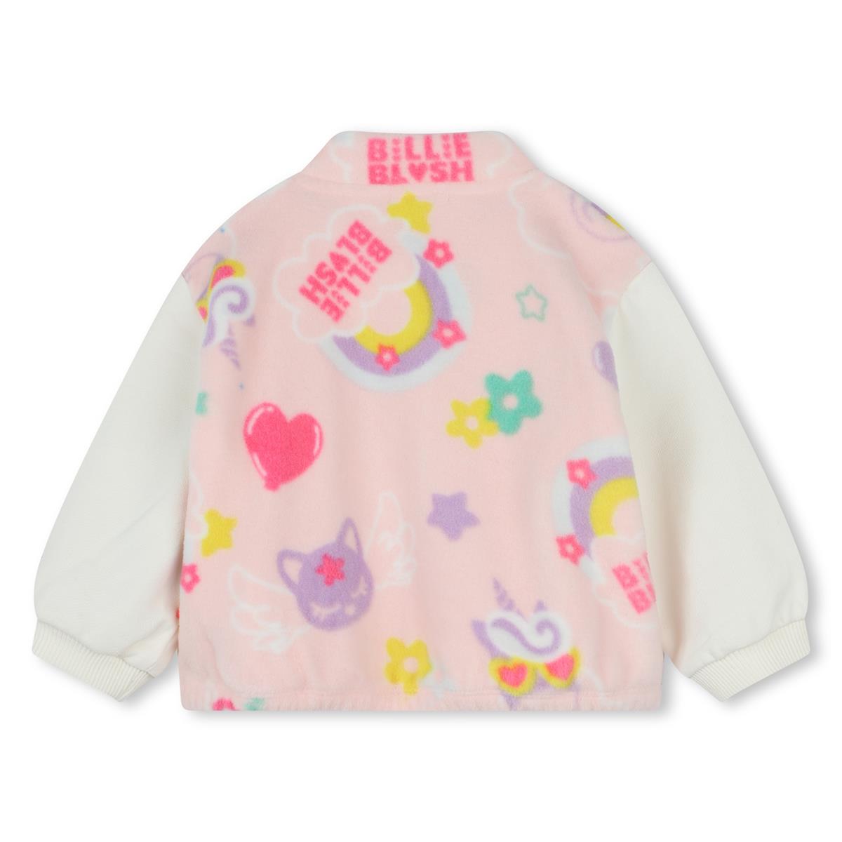 Baby Girls Pink Zip-Up Top