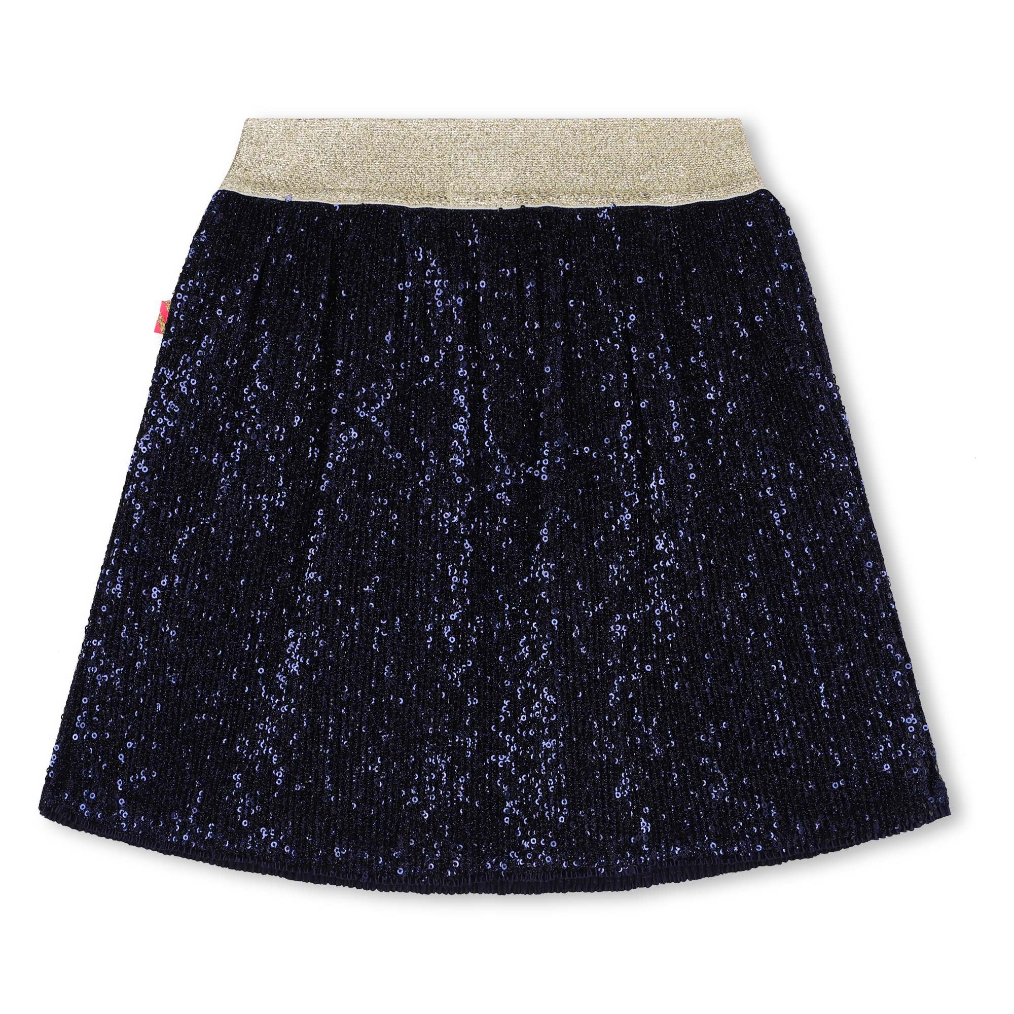 Girls Blue Gliter Skirts