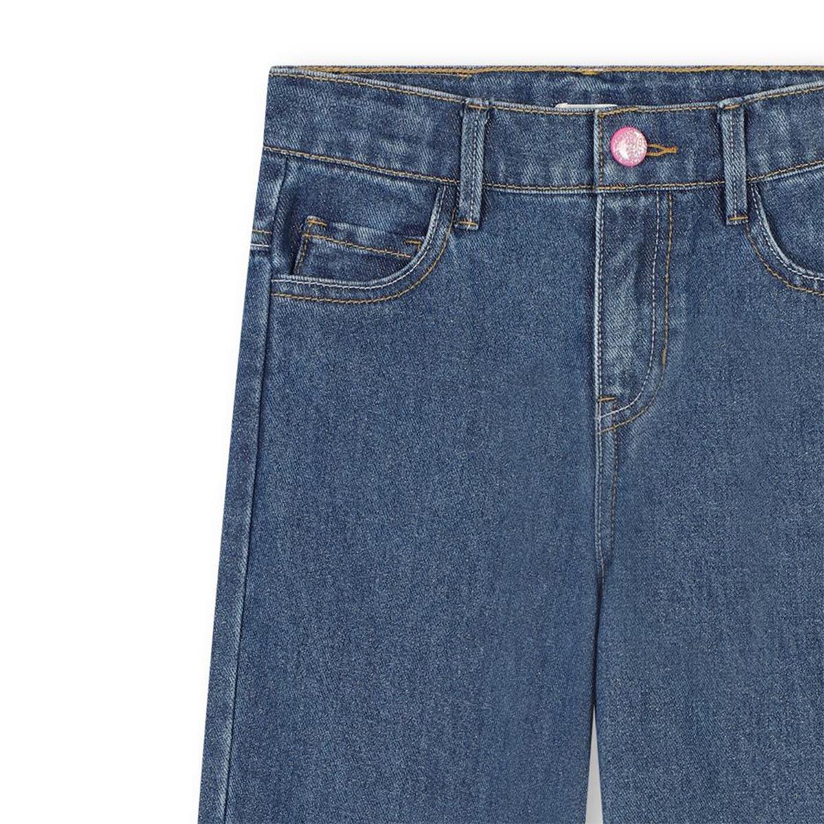 Girls Blue Denim Trousers