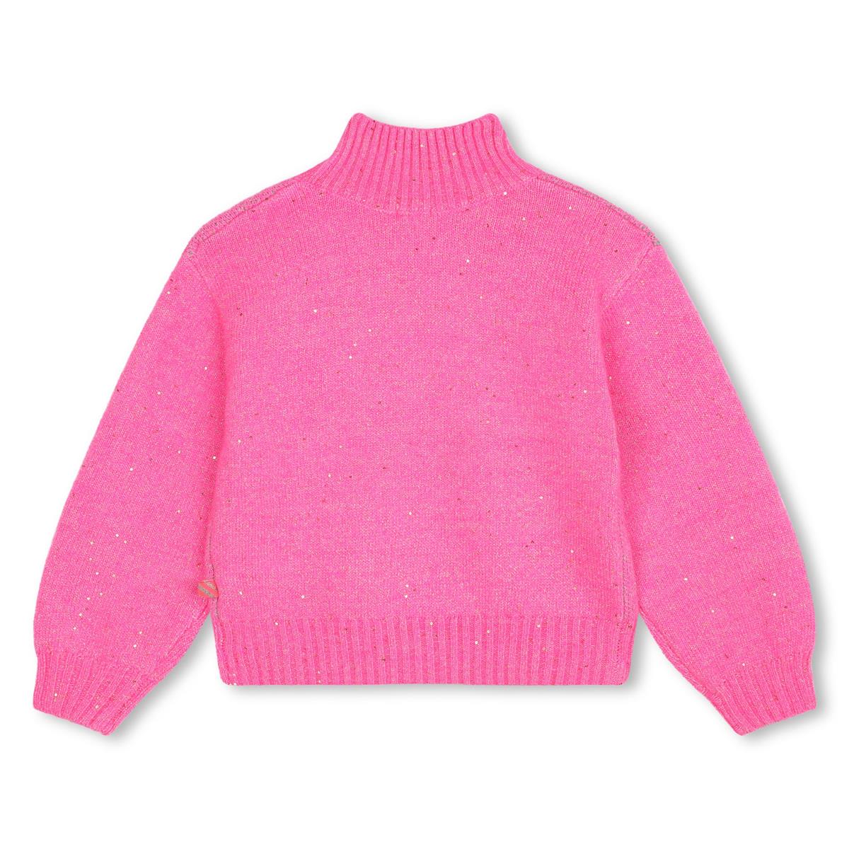 Girls Pink Knit Sweater