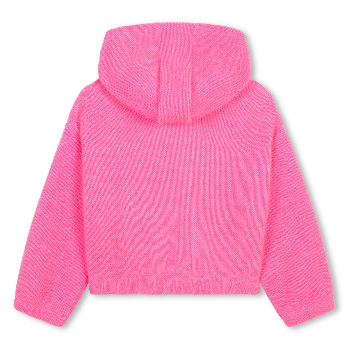 Girls Pink Hooded Sweatshirt