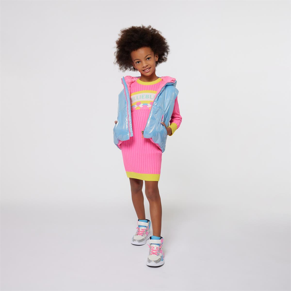 Girls Blue Padded Gilet