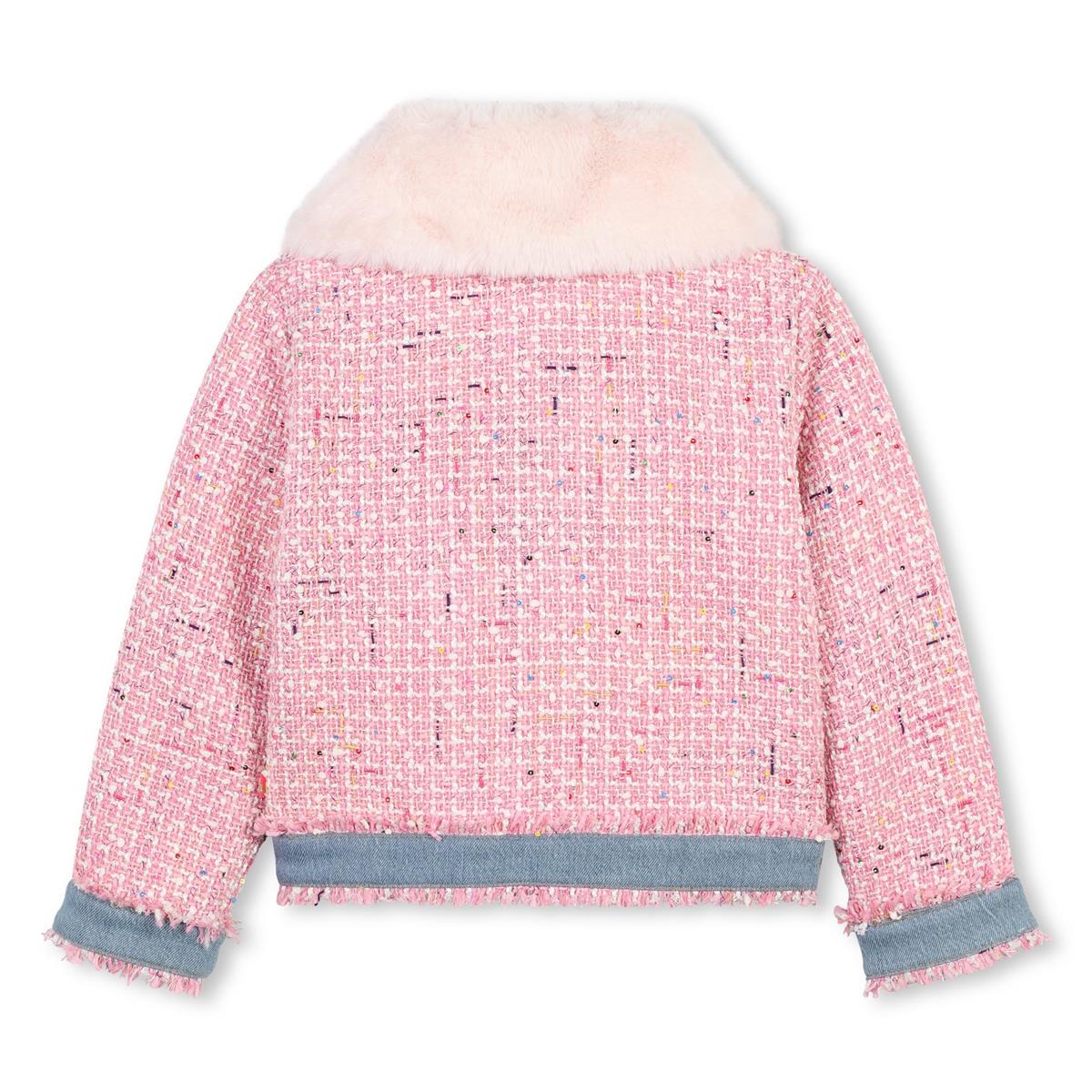 Girls Pink Padded Jacket