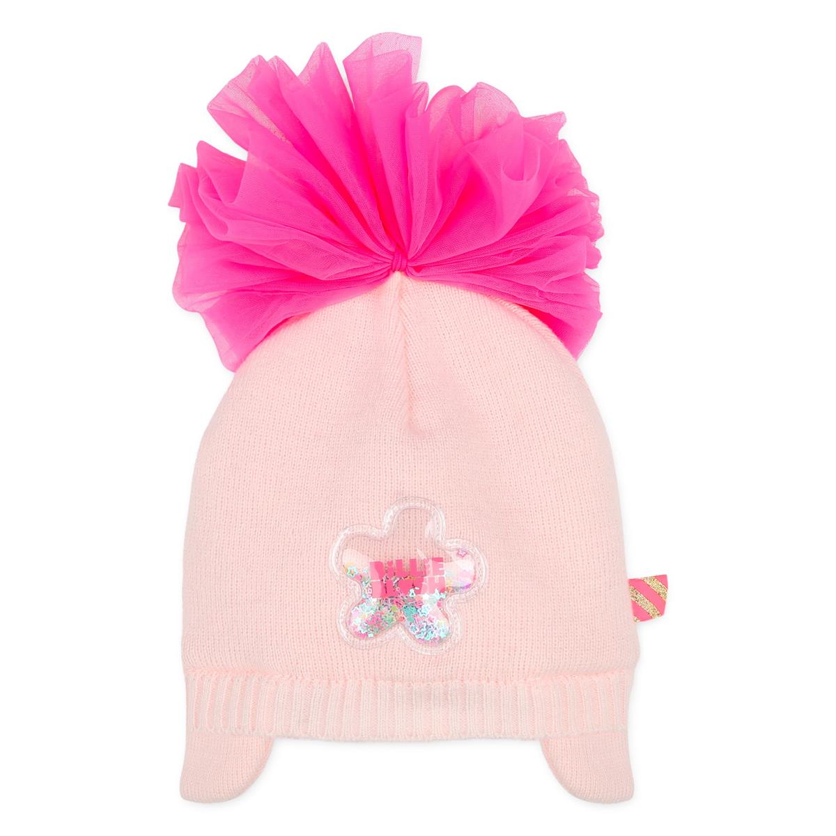 Girls Light Pink Hat & Scarf Set